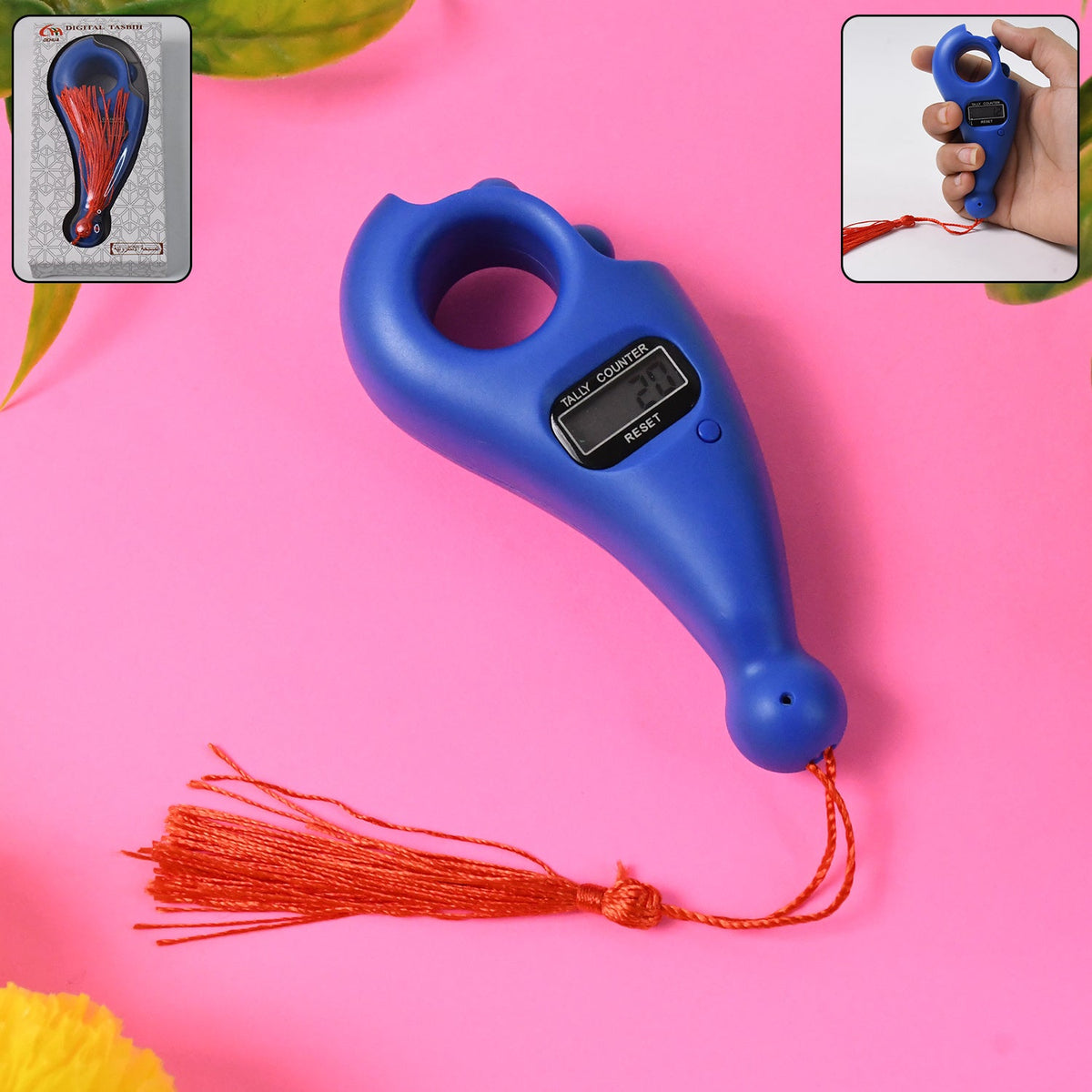 Digital Tasbih Tally Counter – Wooden Beads for Zikr/Naam Jaap