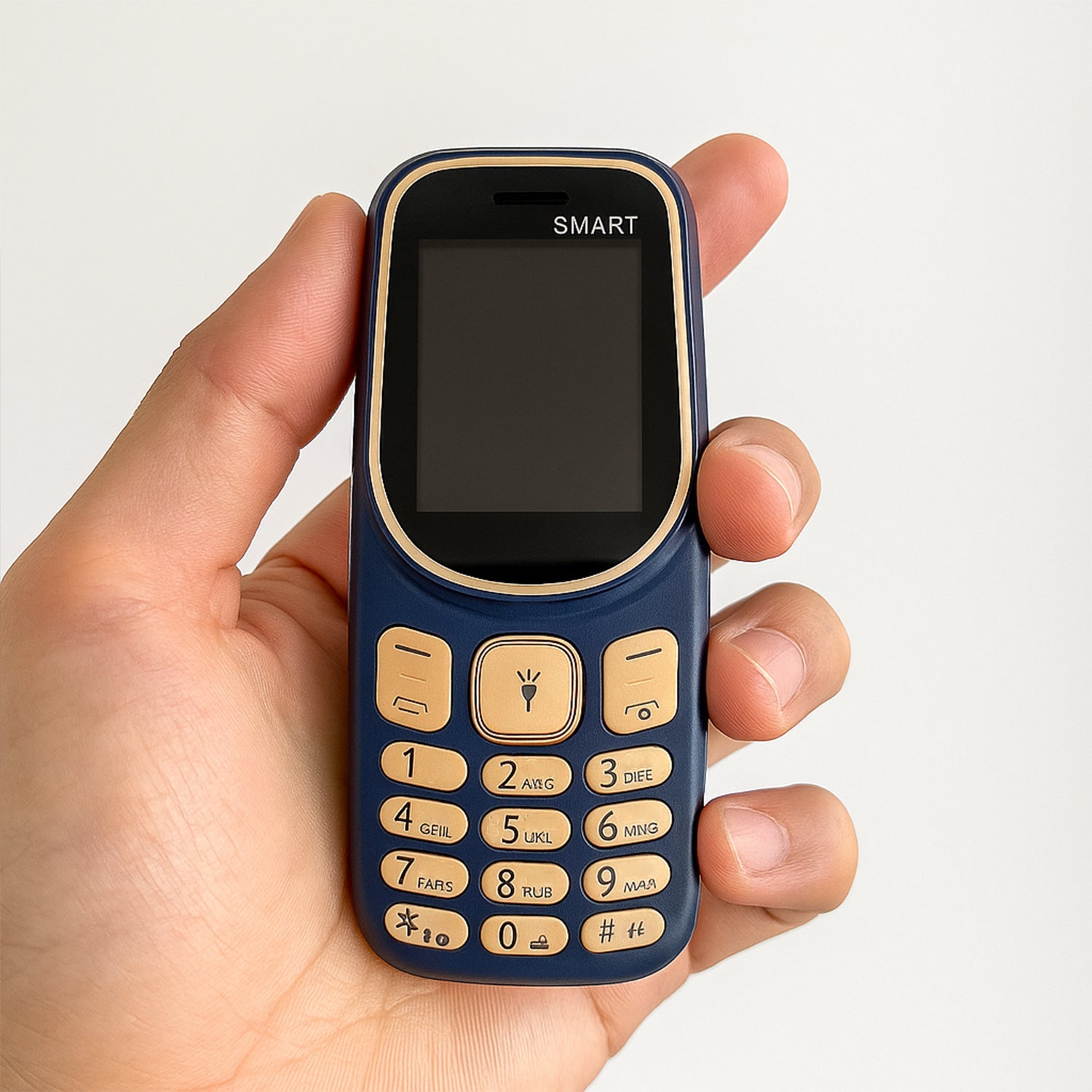 Compact Keypad Feature Mobile Phone - (1 Pc)