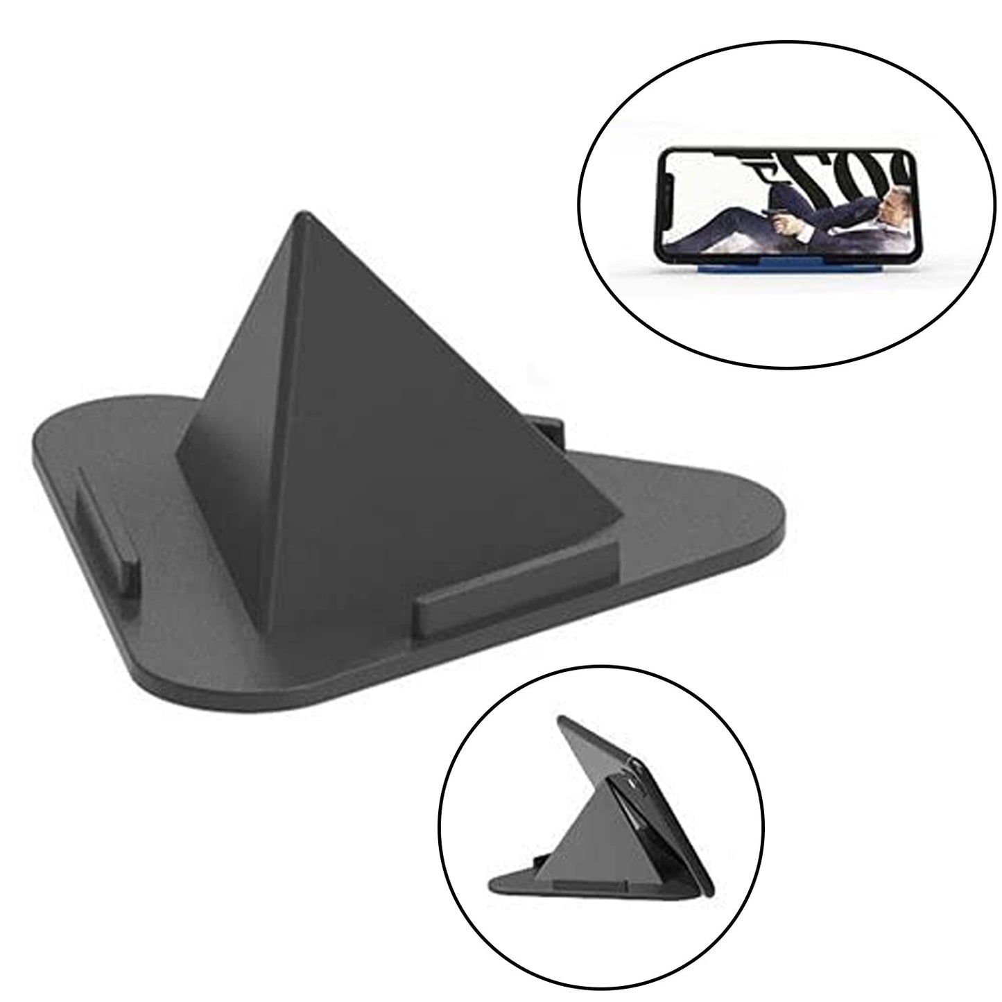 Pyramid Black Mobile Stand