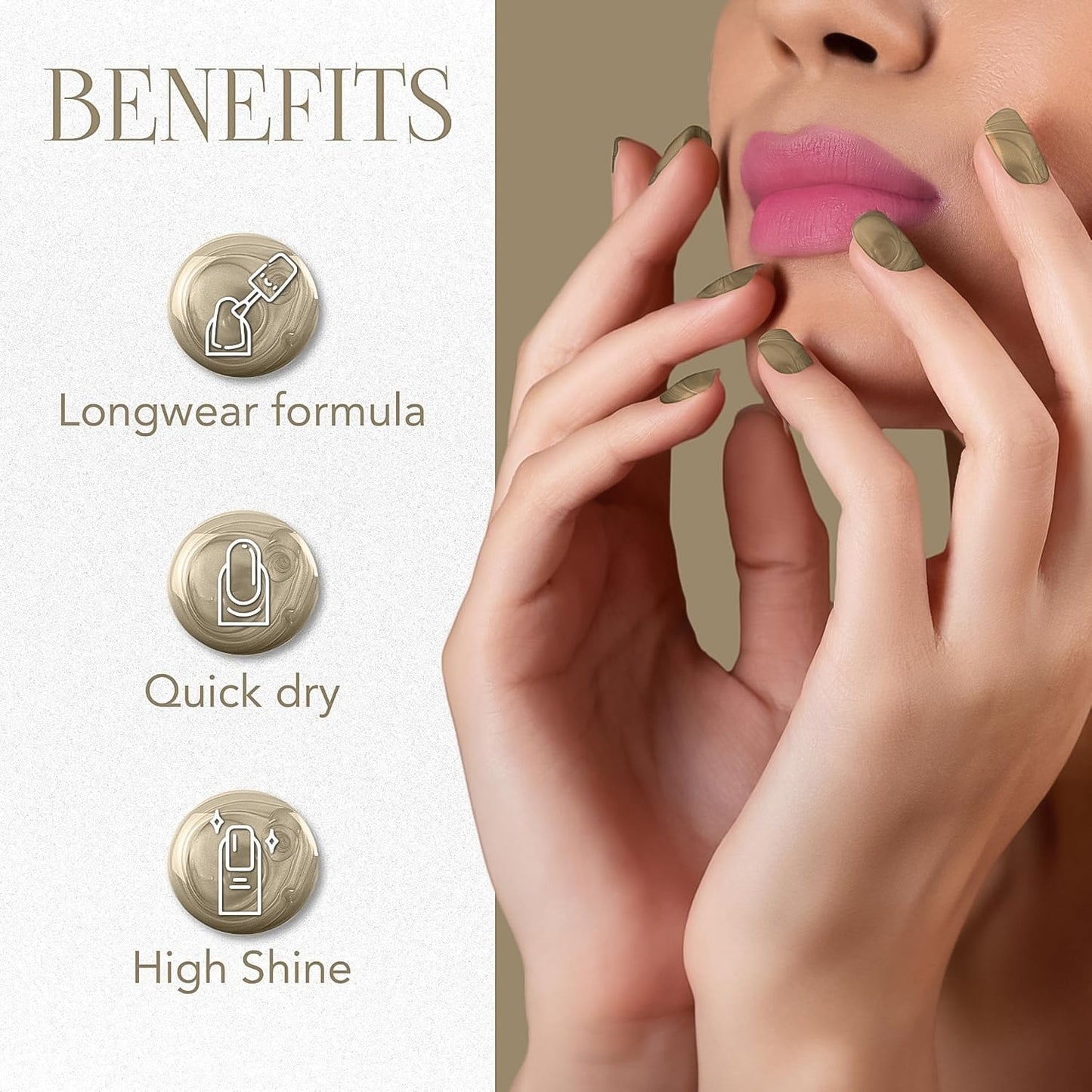 OG Beauty Premium Vintage Brass Metallica Nail Polish (1 Pc / 10 ML)