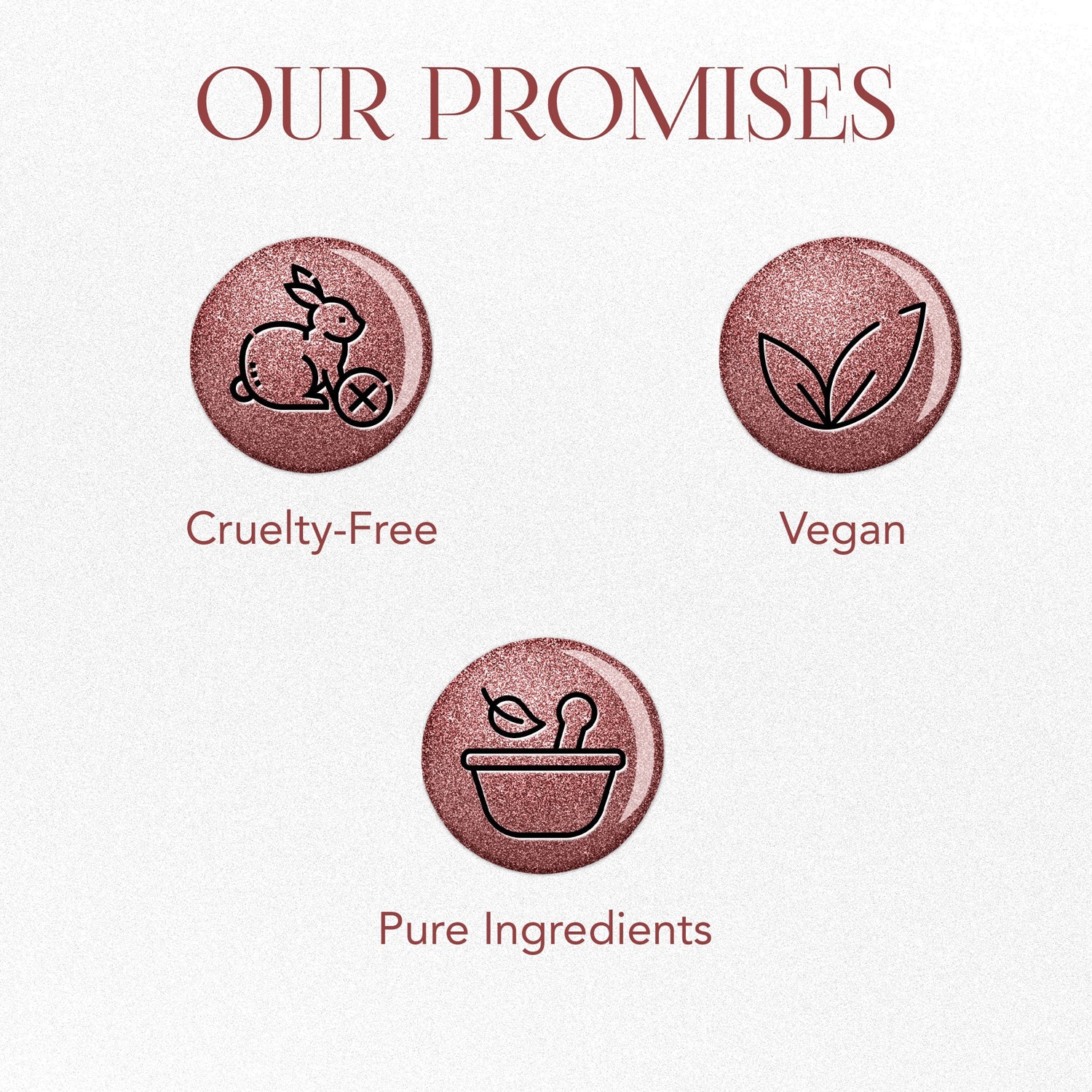 OG Beauty Metallic Rose Starlet Glitter Nail Paint (10 ML / 1 Pc)