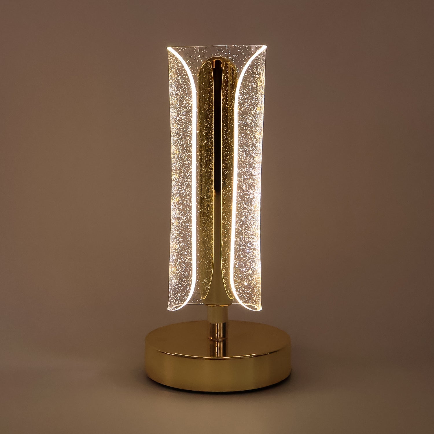 Golden LED Decor Lamp