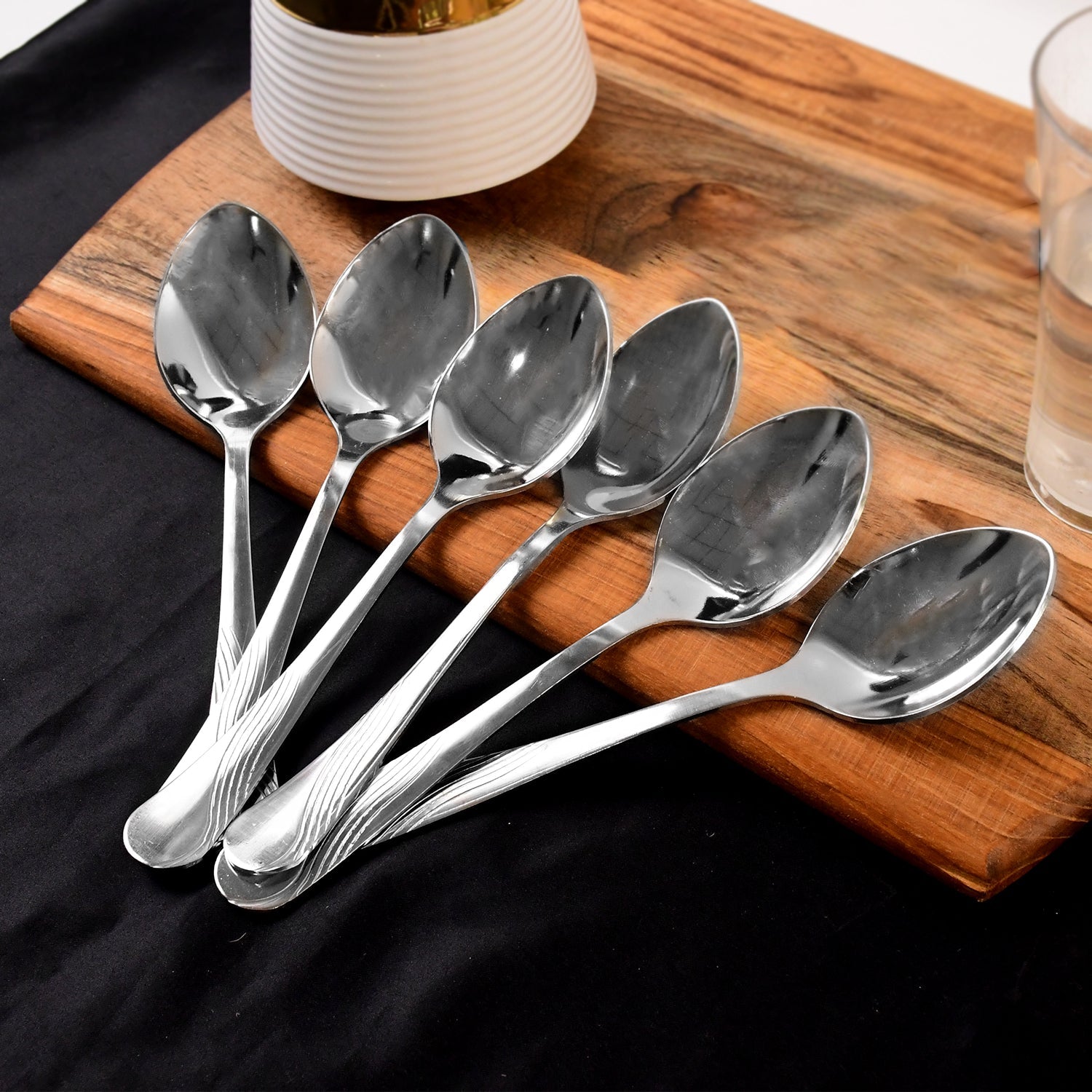 Sleek Design Stainless Steel Dining Spoons