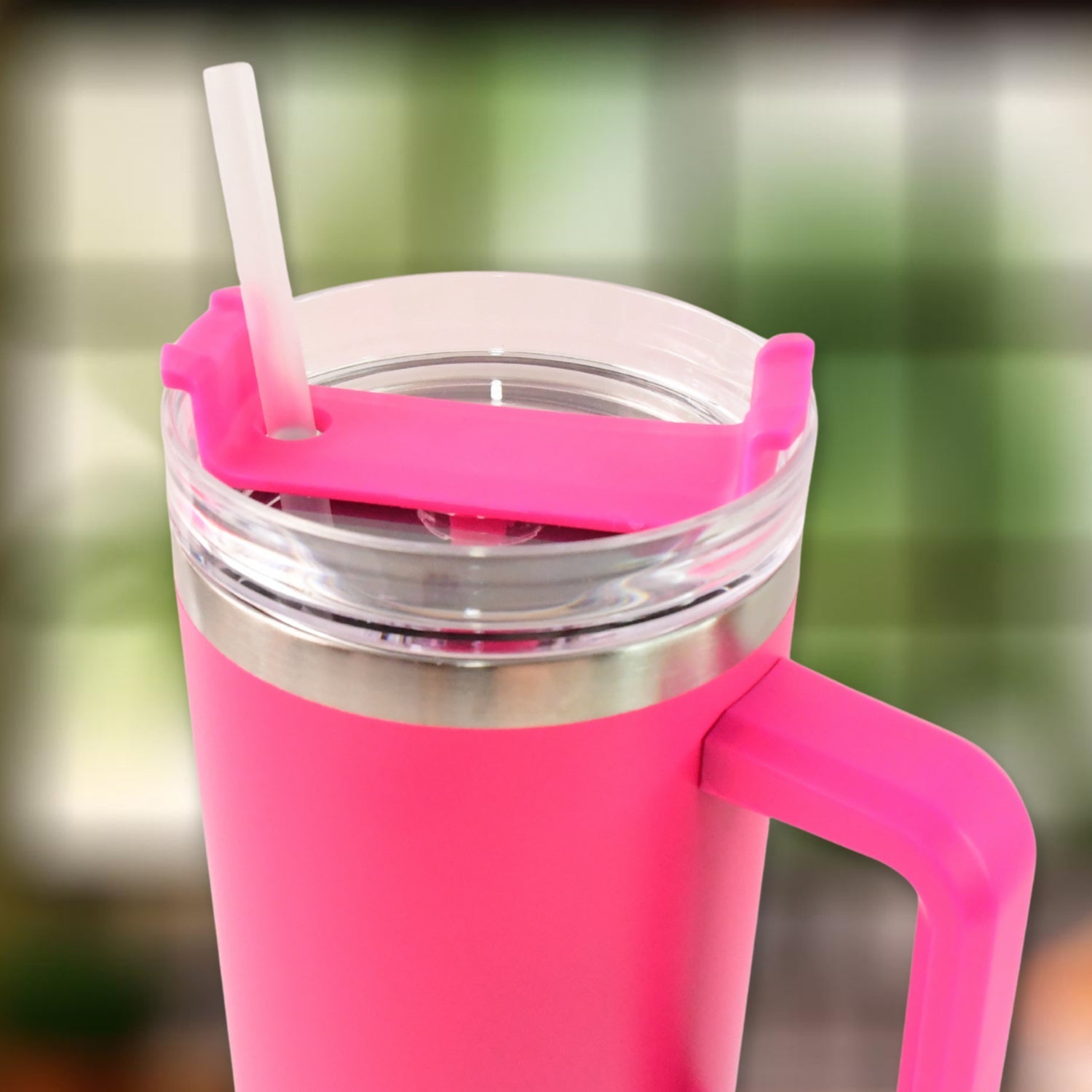 Customize / personalized Pink Extra Large Insulated Travel Mug, Tumbler (1200ML - 1 Pc)