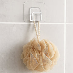 Heavy-Duty Transparent Wall Hook with Seamless Adhesive Backing (1 Pc)