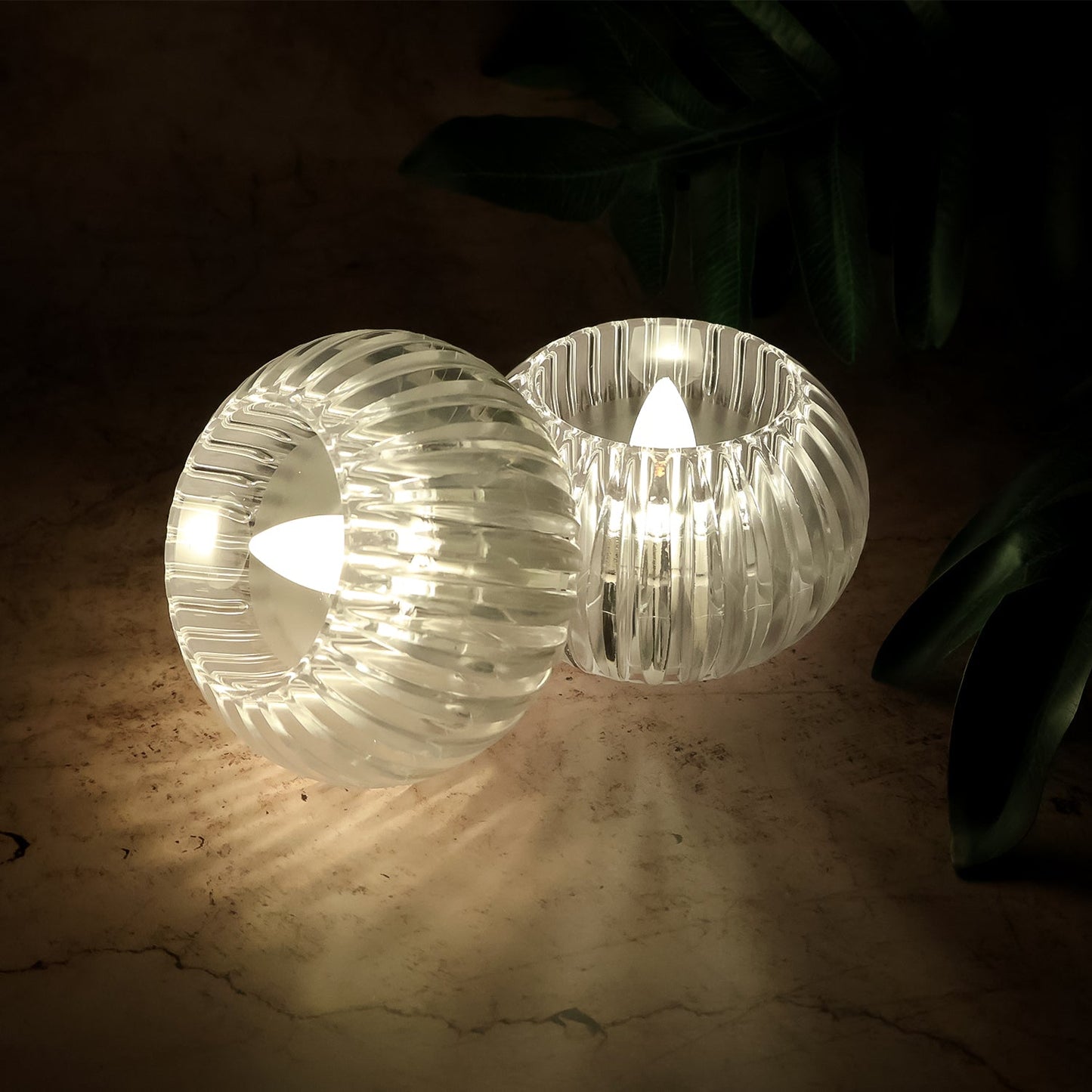 LED Flameless Decorative Candles (4 Pc)