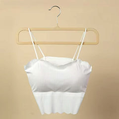 Premium Velvet Non-Slip Cloth Hanger with Metal Hook (1 Pc)