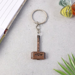 Metal Hammer Shape Keychain (1 Pc)