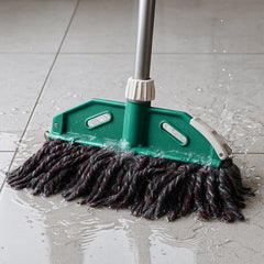 Premium Cotton Yarn Floor Cleaning Mop with Long Handle (1 Pc)