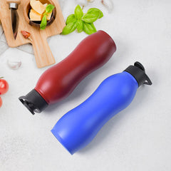 Customized / Personalized Stainless Steel Water Bottle (1000ML / Mix Colour / 1 Pc / Matte)