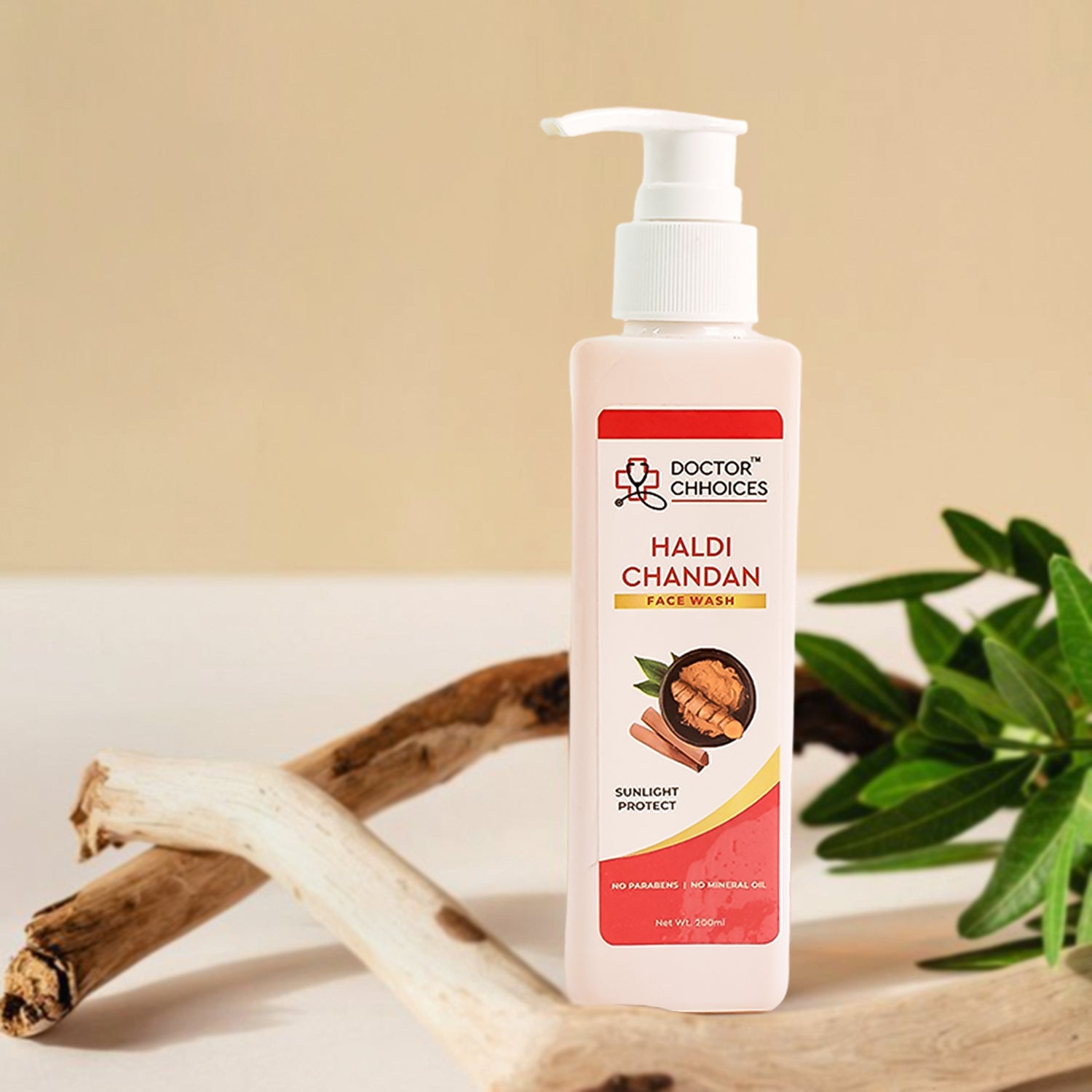 Doctor Chhoices Haldi Chandan Face Wash 200 ml (1 Pc)