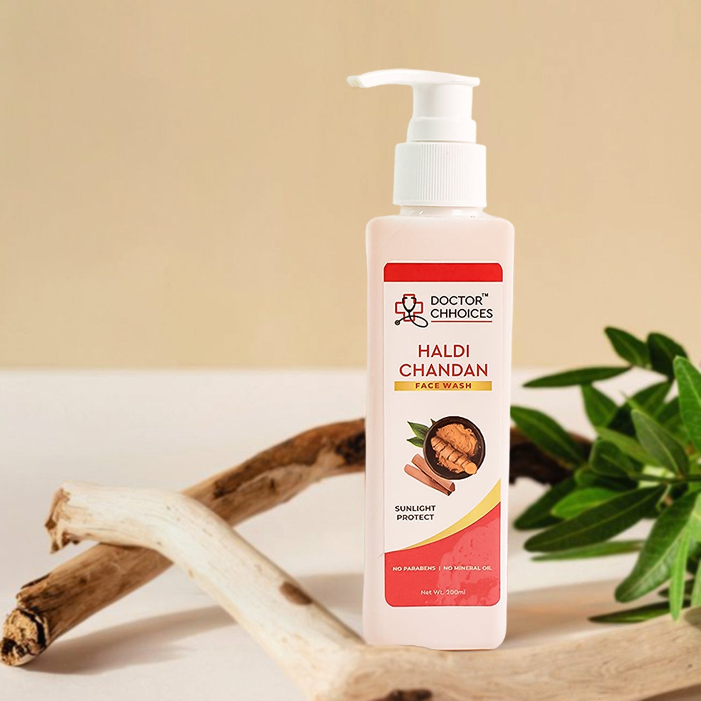 Doctor Chhoices Haldi Chandan Face Wash 200 ml (1 Pc)
