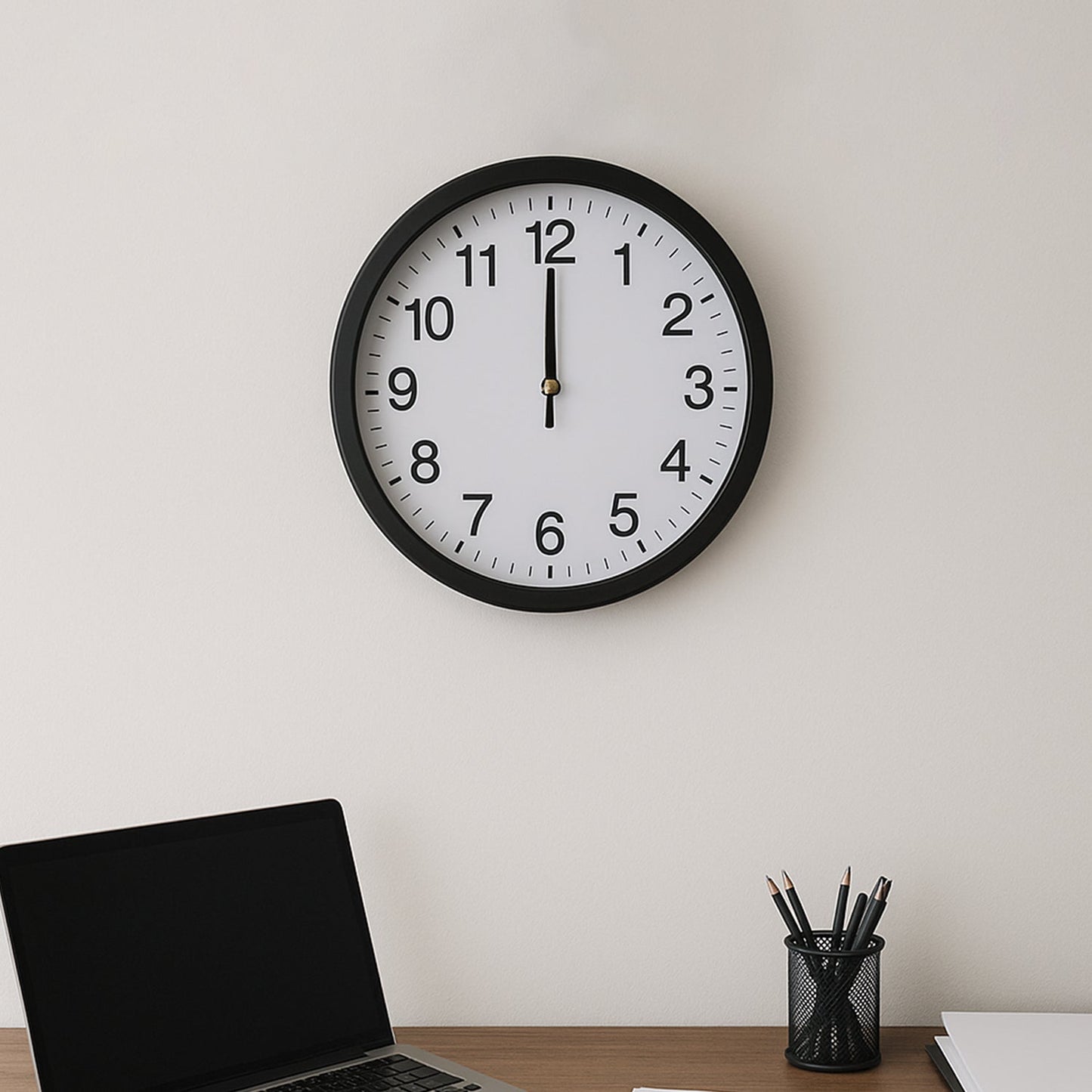 Classic Wall Clock for Home and Office â€“ Mix Design Round 1 Pc Assorted Pattern