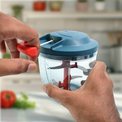 Apex Speed-X Hand-Powered Vegetable Chopper (1000 ML)