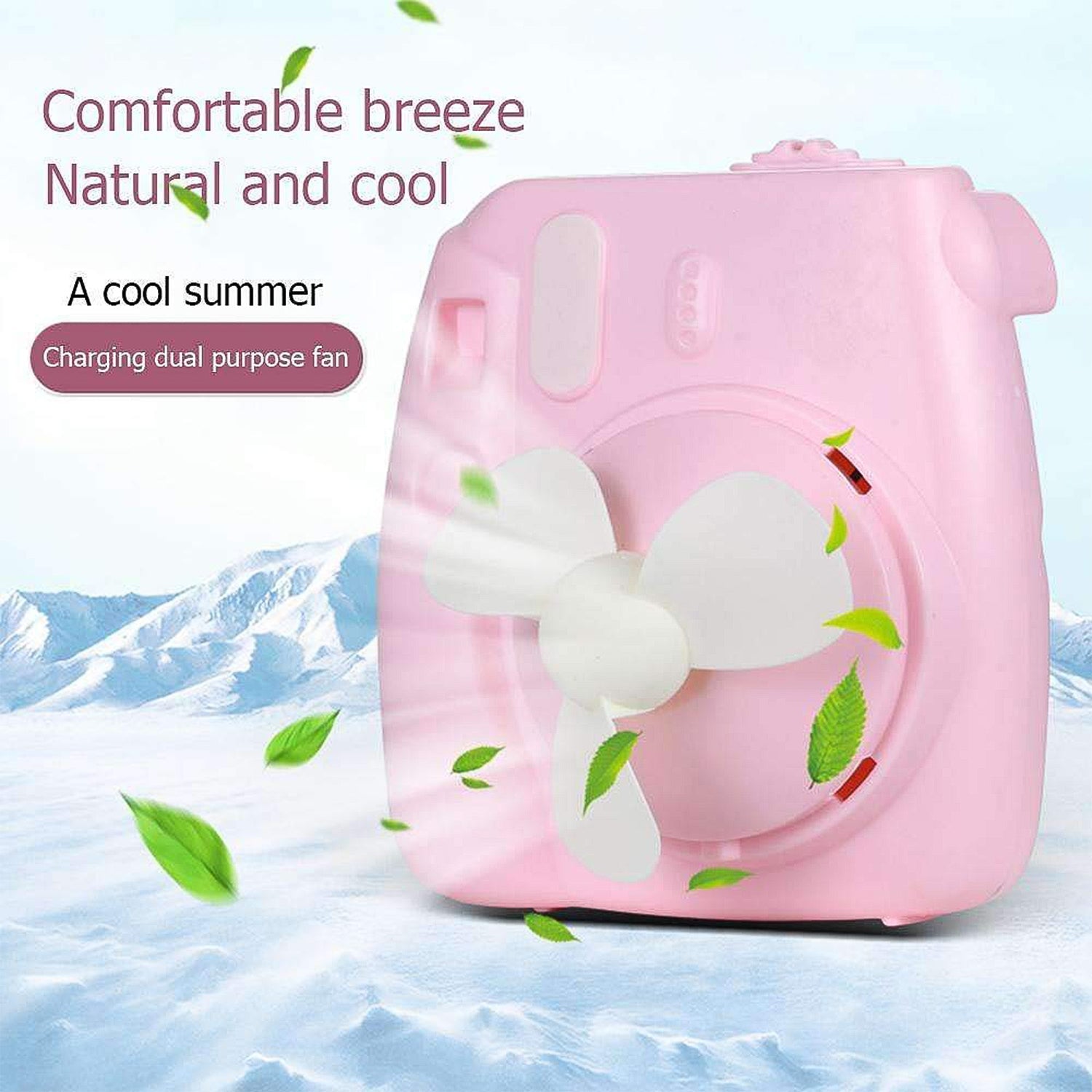 USB Mini Camera-Shaped Fan (1 Pc)