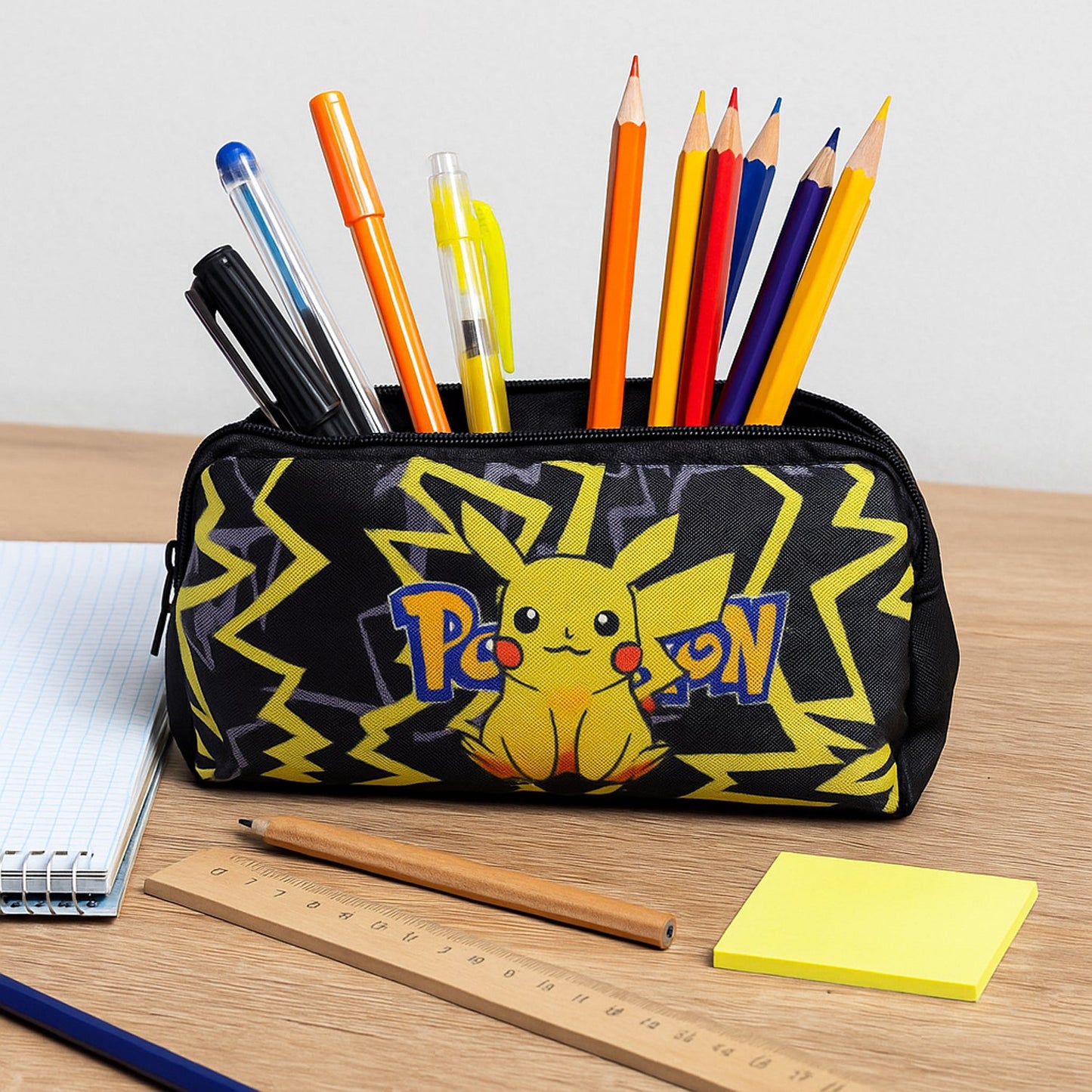 Premium Cartoon Character Pencil Pouch for Kids (1 Pc)