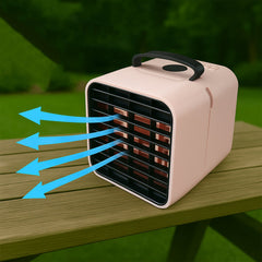 Portable Mini Air Cooler Fan with Water Cooling Function (1 Pc)