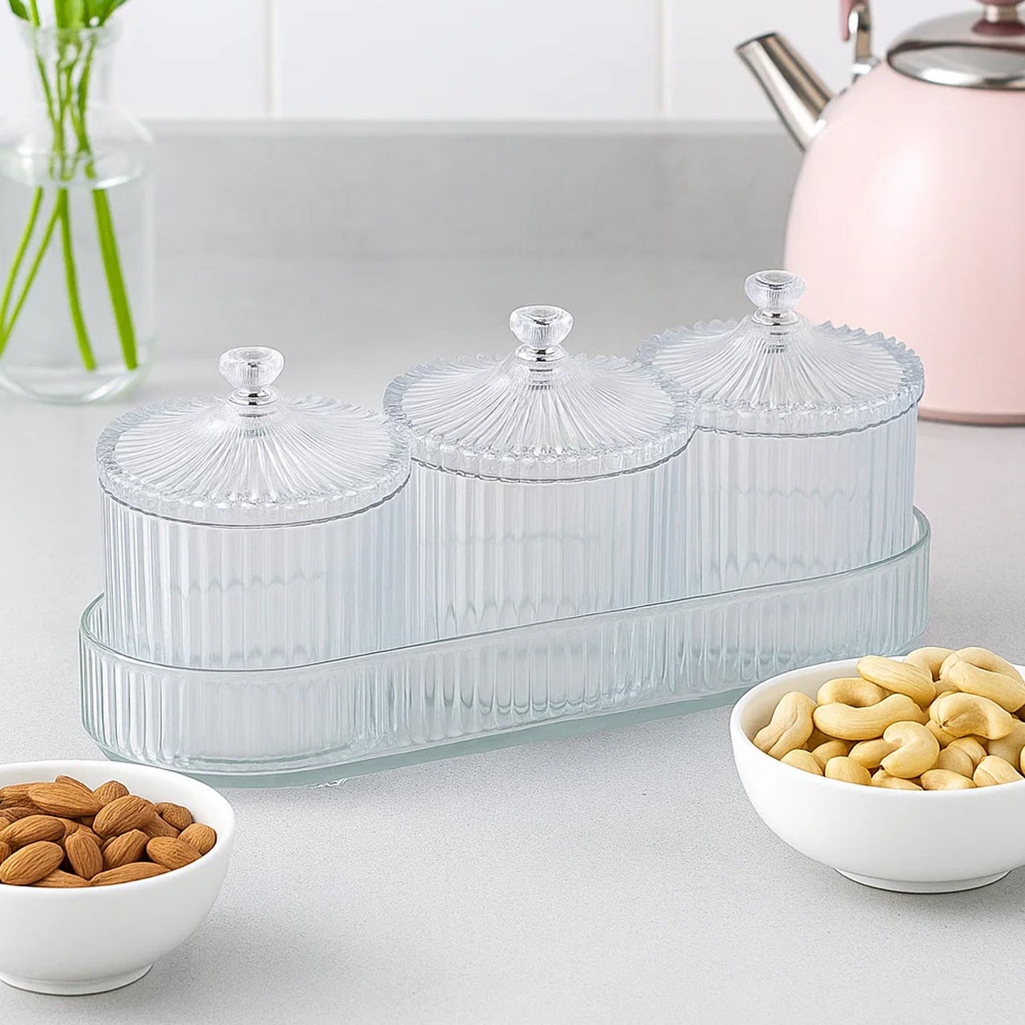 Dry Fruit & Snack Storage - (3 Pc / Set)