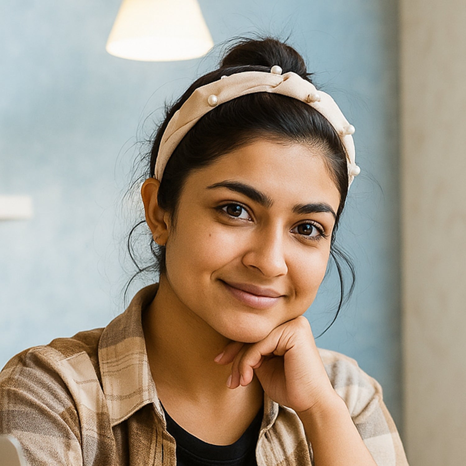 Womenâ€™s Ribbed Texture Knot Design Hairband (1 Pc / Mix Design)