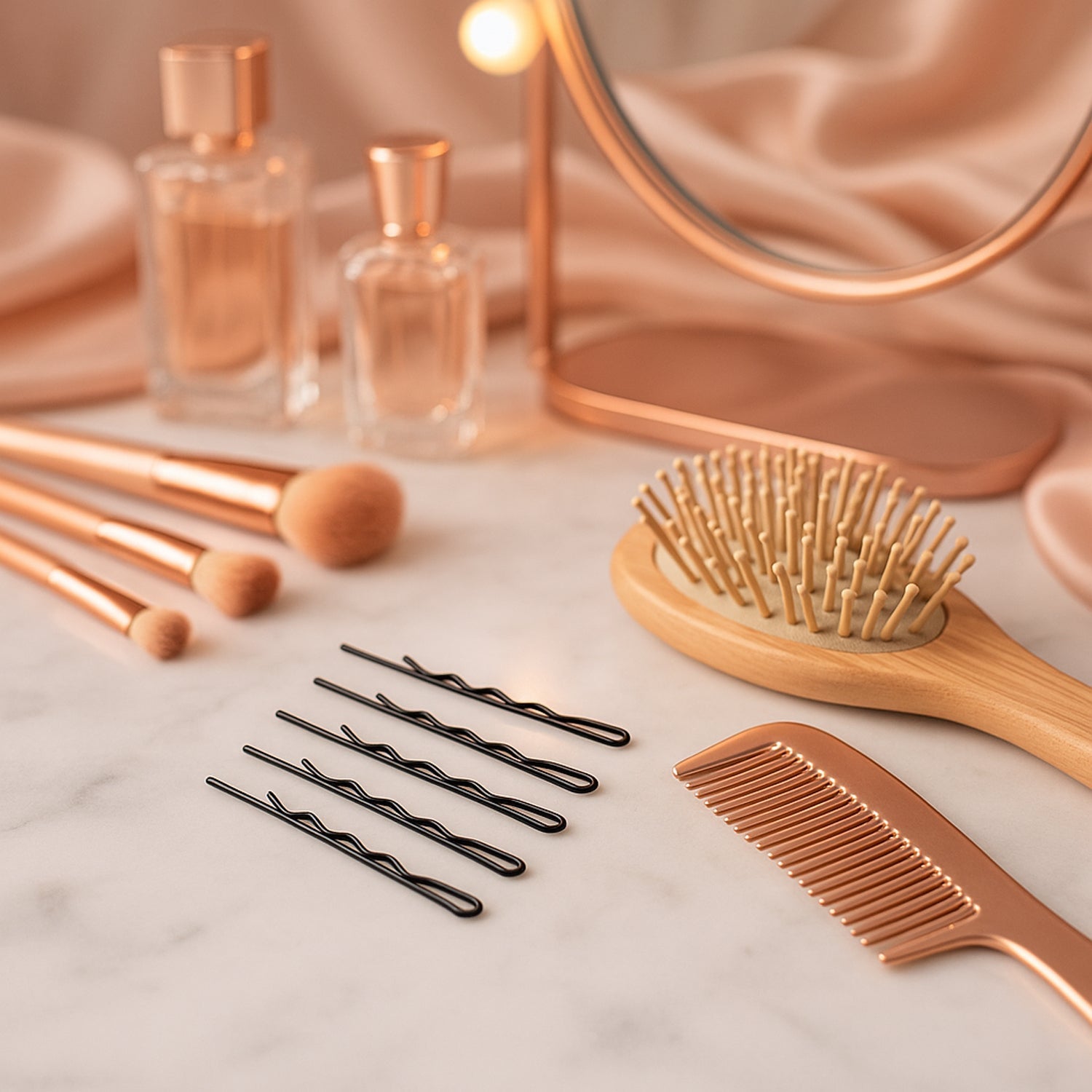 Small Black Hair Bobby Pins (36 Pc)