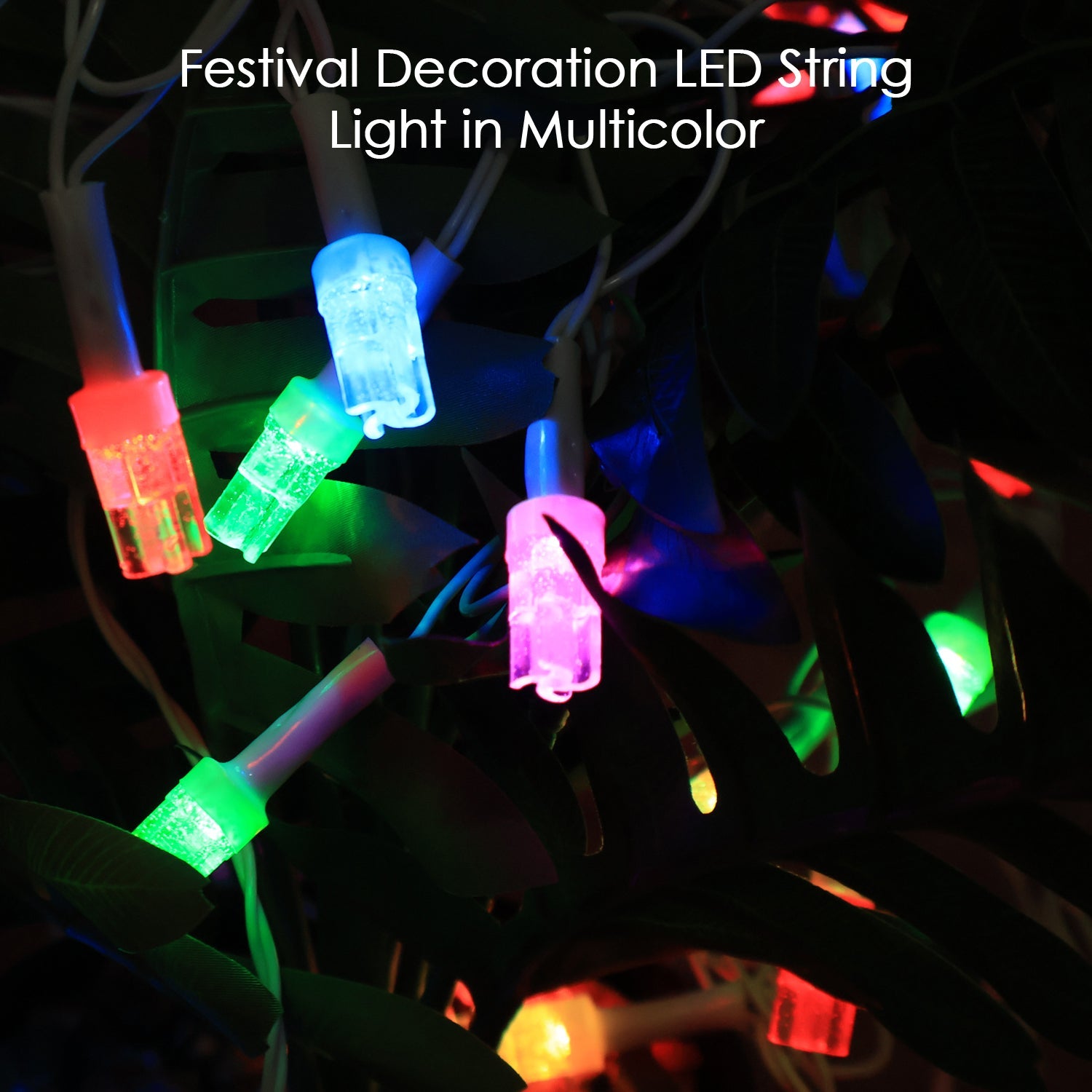 Multi-Color LED Decorative String Fairy Lights (8 Meter)