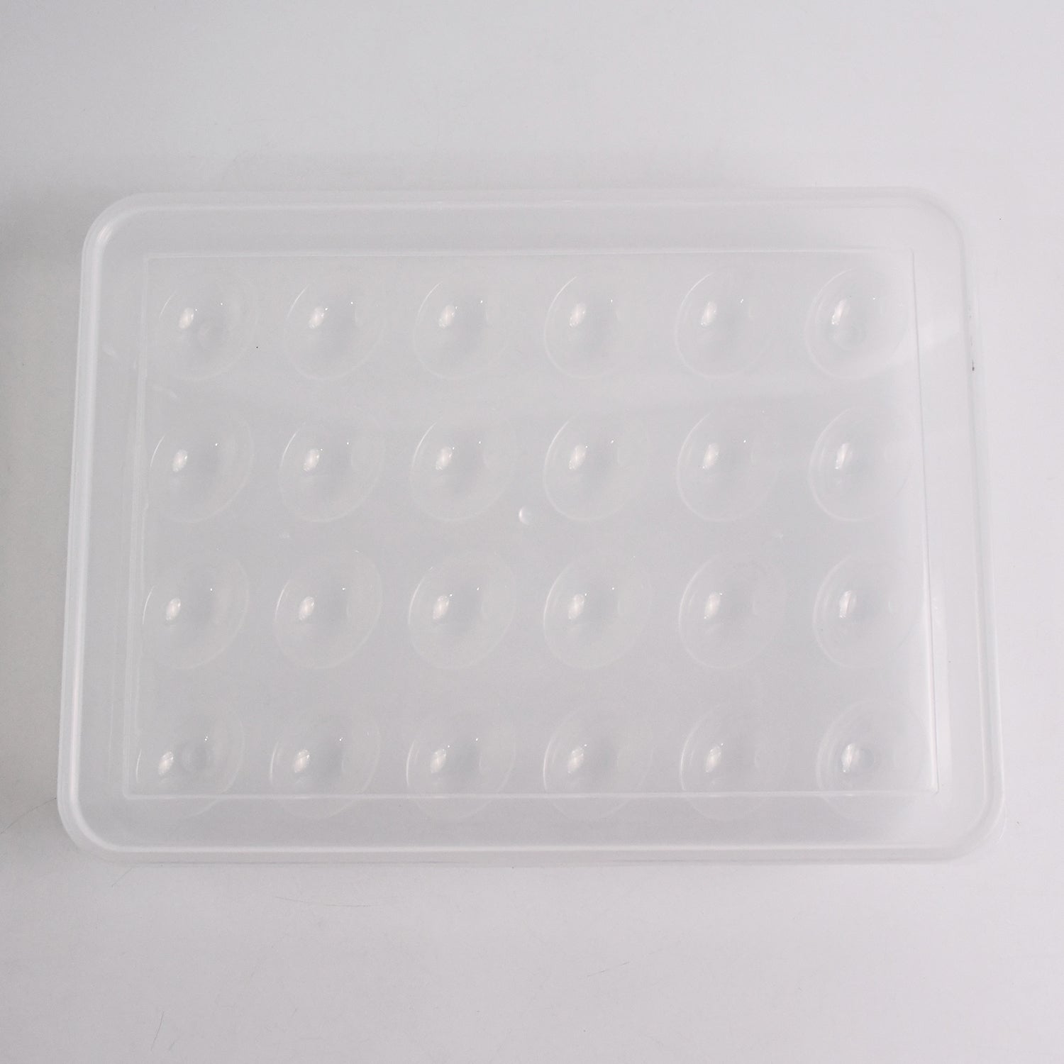 Plastic Egg 24 Grid Storage Container Holder for Refrigerator Egg Tray Holds 24 Eggs (1 Pc)
