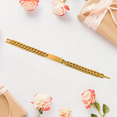 Customize / personalized Customized Golden Chain Bracelet (1 Pc)