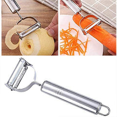 3 In 1 Stainless Steel Vegetable and Fruit Peeler Set (3 Pcs Set)
