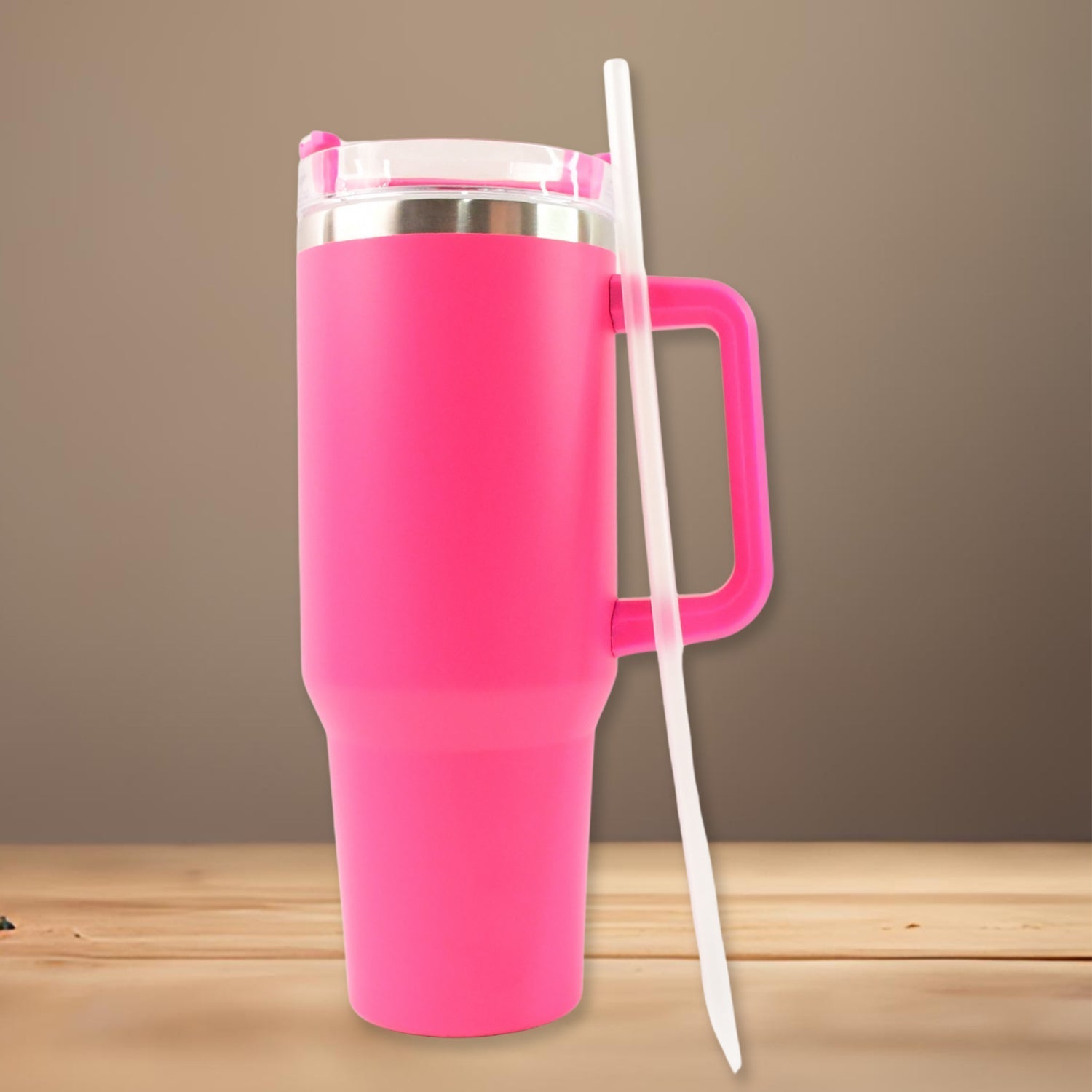Customize / personalized Pink Extra Large Insulated Travel Mug, Tumbler (1200ML - 1 Pc)