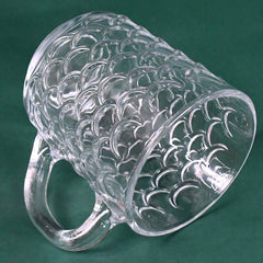 Glass Coffee & Tea Cup / Mug With Handle, Water glass (6 pcs Set / 225 ML)