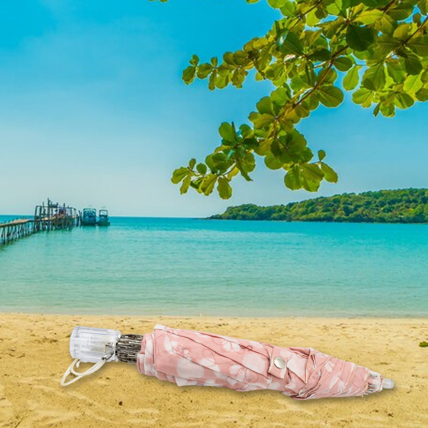 3-Fold Umbrella Summer Sun Protection Foldable Cute UmbrellaÂ || UV Protection Sun Umbrella || Travel Accessories || Umbrella for Children, Girls, and Boys (1 Pc)