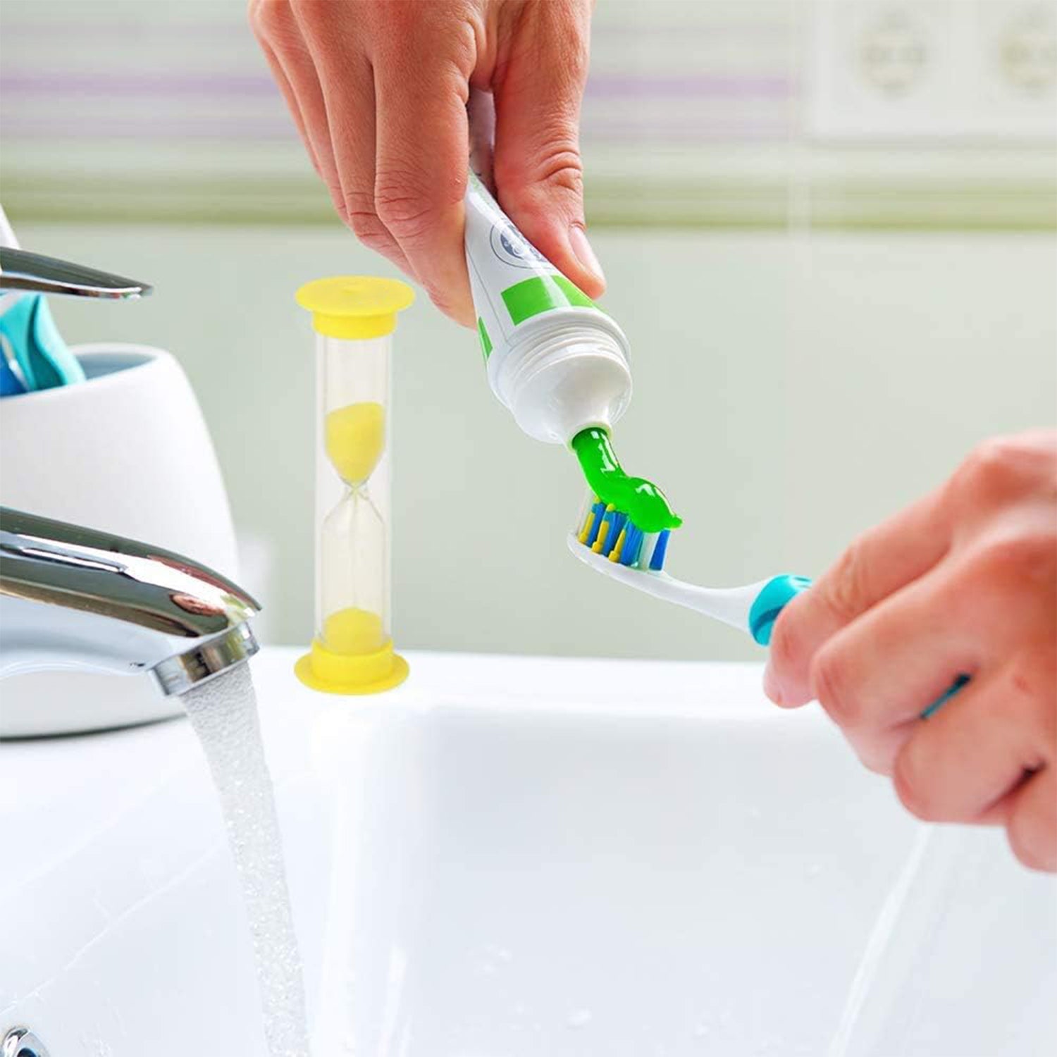 Plastic Hourglass Sand Timer Set – 3-Min Sand Clock for Kitchen, Office, School & Kids (5 Pc)