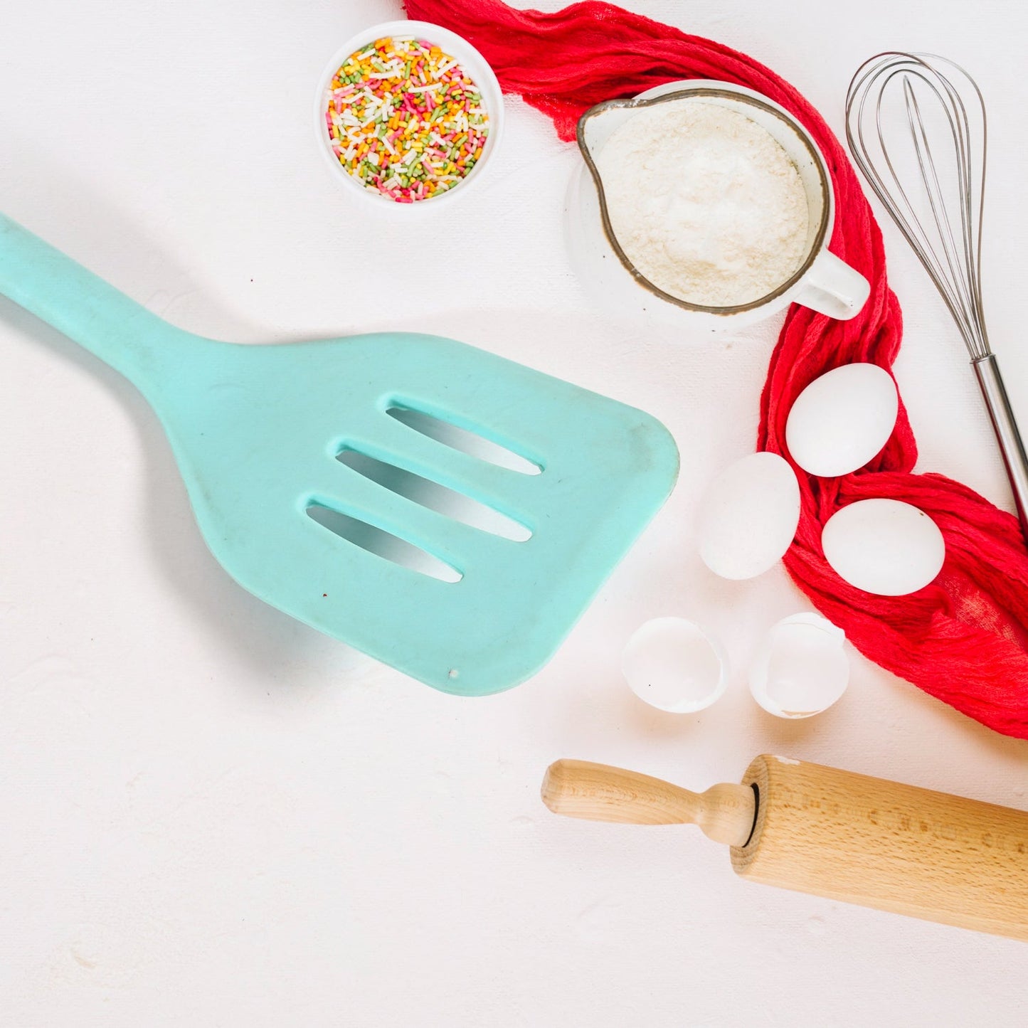 Multipurpose Silicone Spoon – Non-Stick, Heat-Resistant Basting Spoon for Cooking & Baking, Kitchen Utensils (1 Pc)