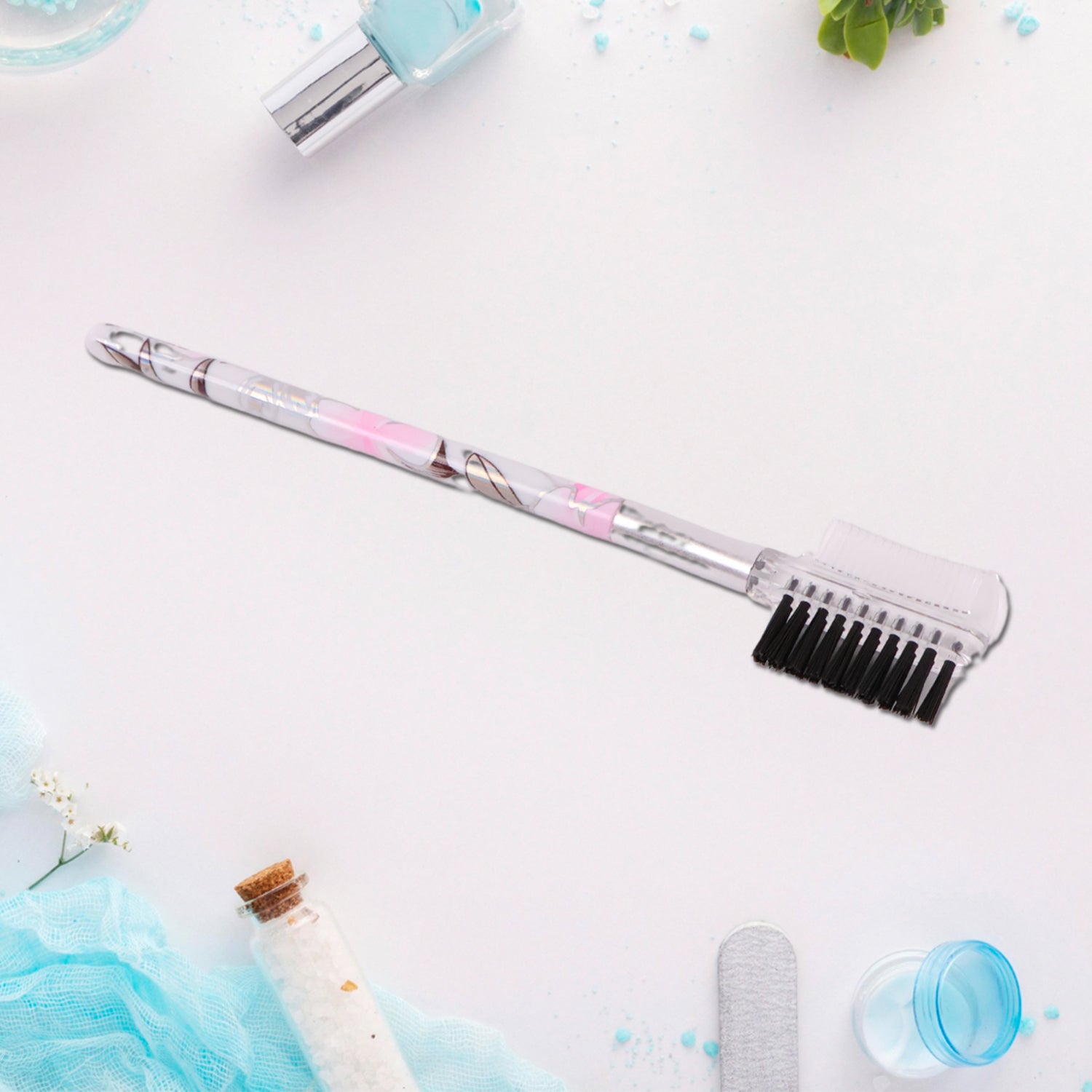 Floral Pattern Brush Set â€“ 3-in-1 for Face