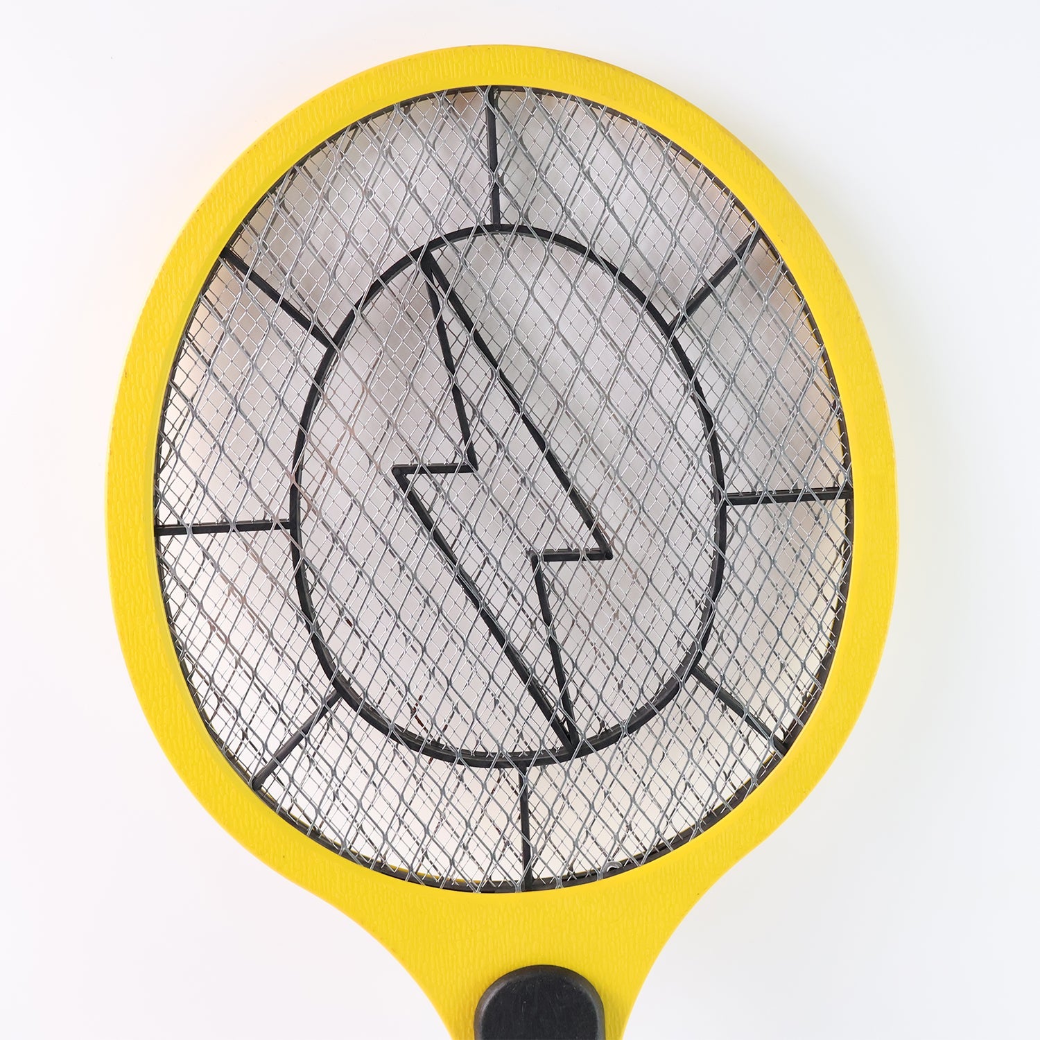 Yellow Rechargeable Electric Mosquito Killer Racket with Cable