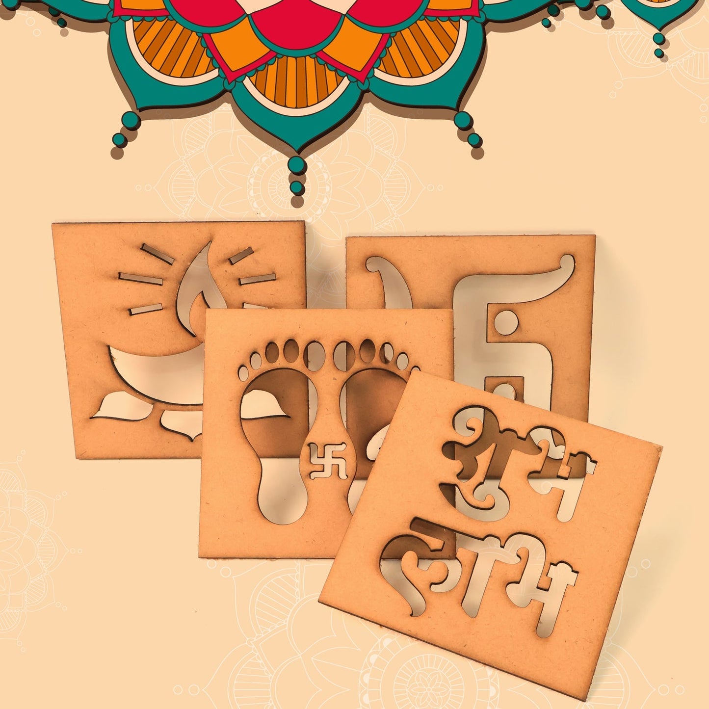 Diwali Decoration Wooden Decorative Cutouts