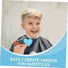 Haircut Design Stencil Set â€“ 6-in-1 Safe Hair Trimmer Molds