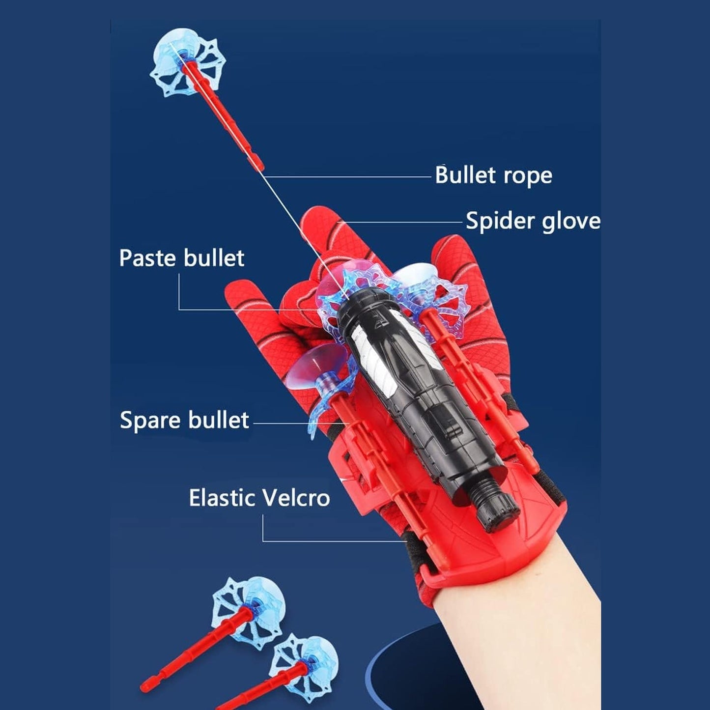 Web Shooter Toy â€“ Superhero Wrist Launcher for Kids Role-Play Fun