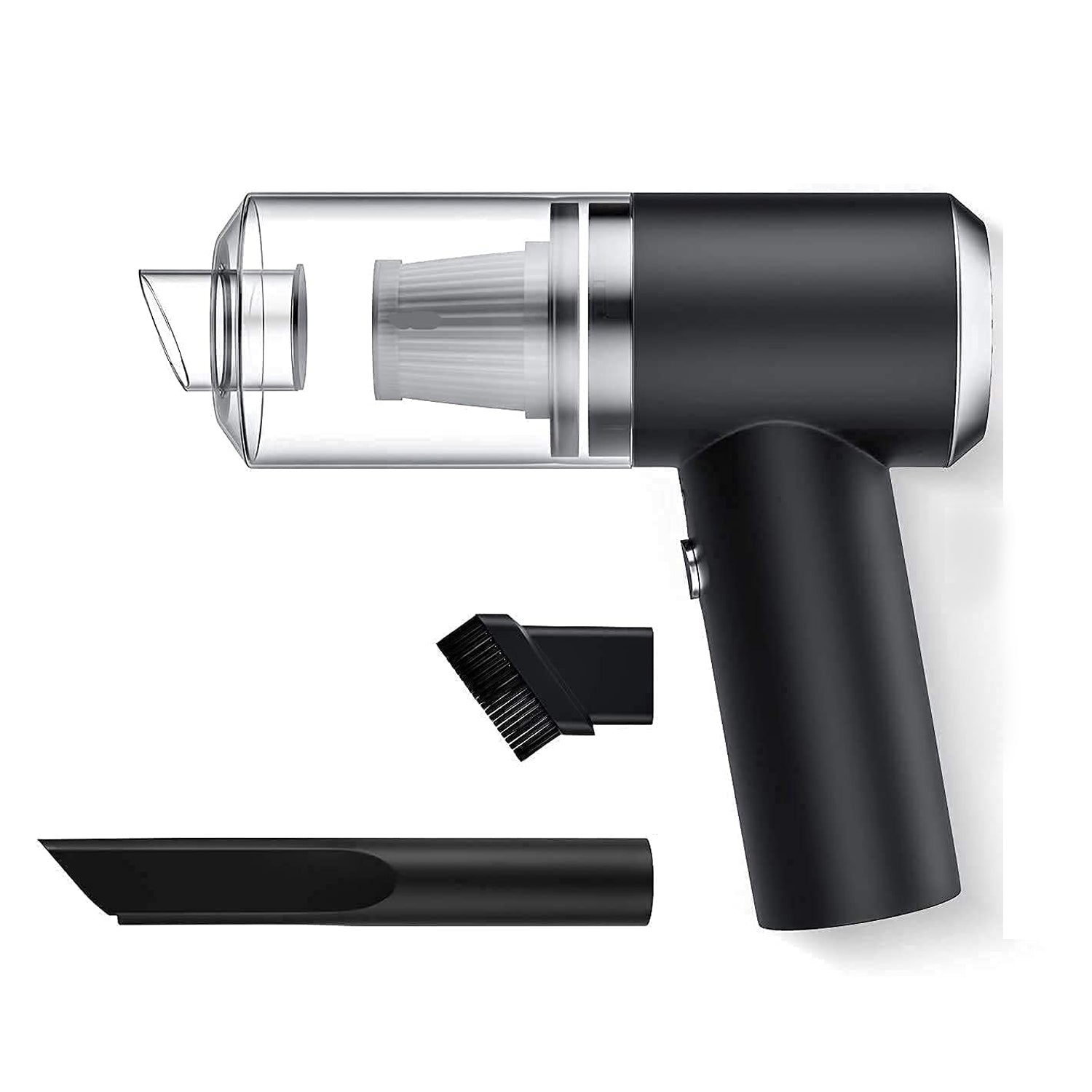 2 in 1 Wireless Vacuum Cleaner â€“ 120W Handheld USB Rechargeable for Home & Car (1 Pc)