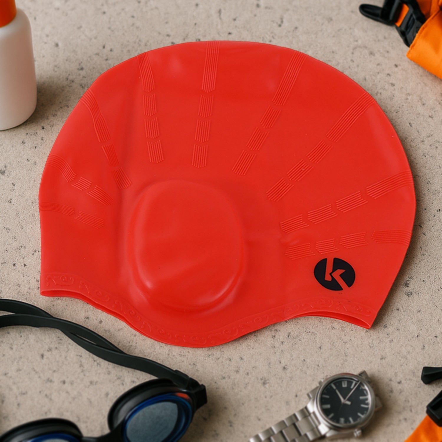 Professional Silicone Swimming Cap (1 Pc)