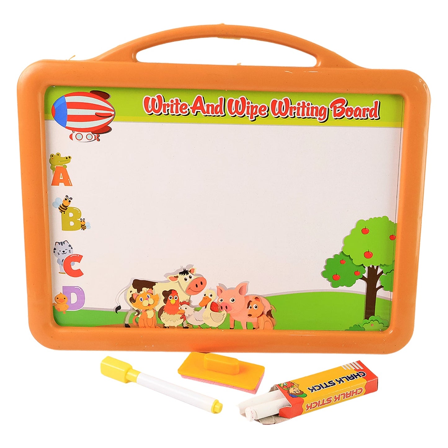 Childrenâ€™s Reversible Whiteboard and Blackboard Activity Board
