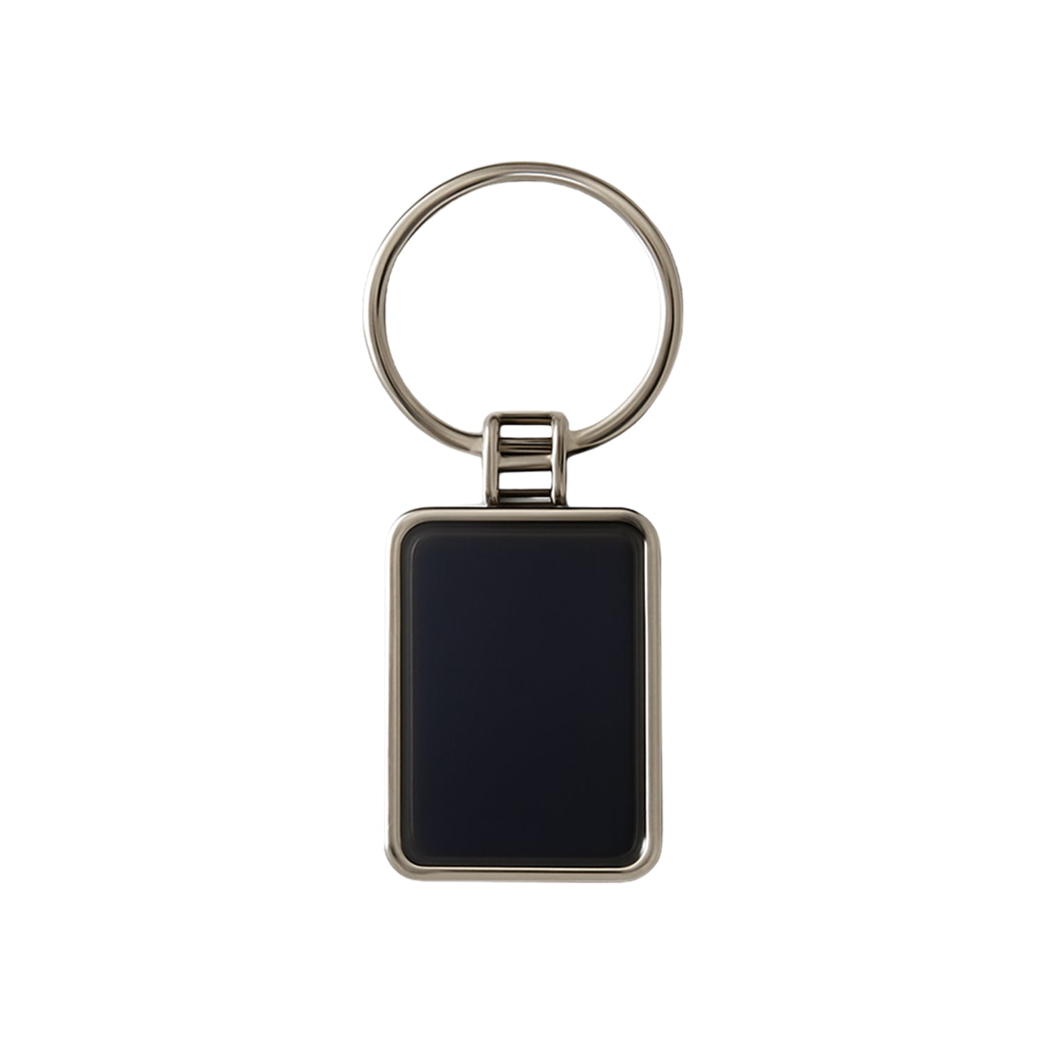 Black Bar Luxe Metal Key Tag