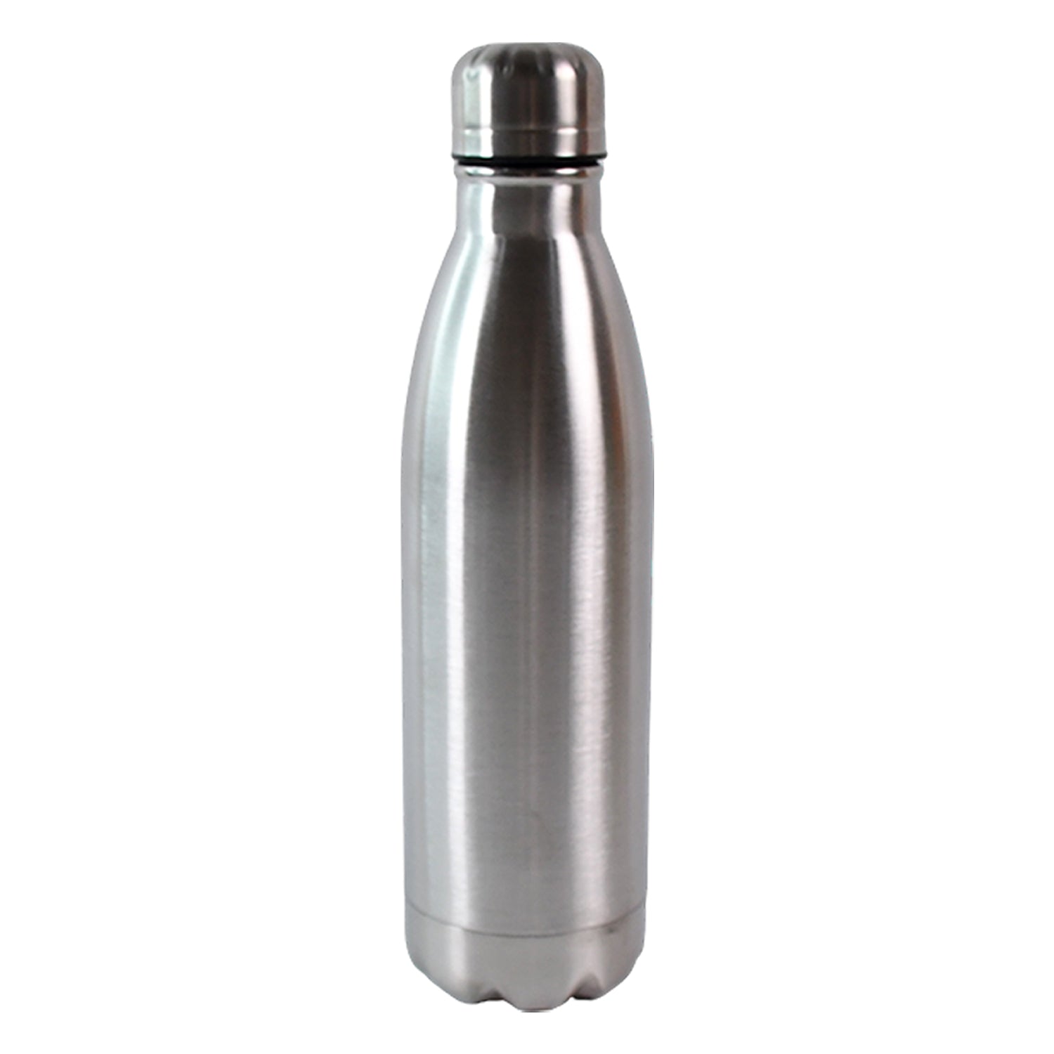 Customize Silver Stainless Steel Water Bottle Approx 500 ML (1 Pc)
