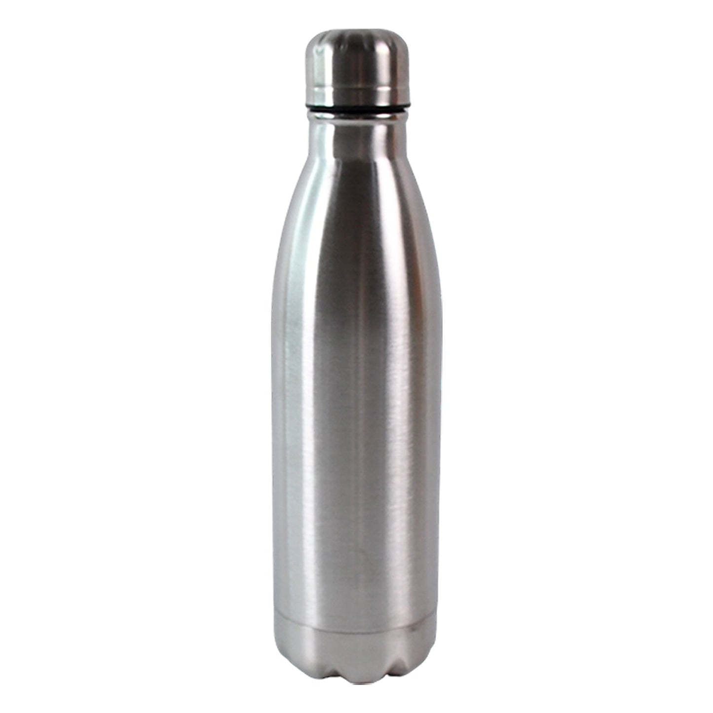 Customize Silver Stainless Steel Water Bottle Approx 500 ML (1 Pc)