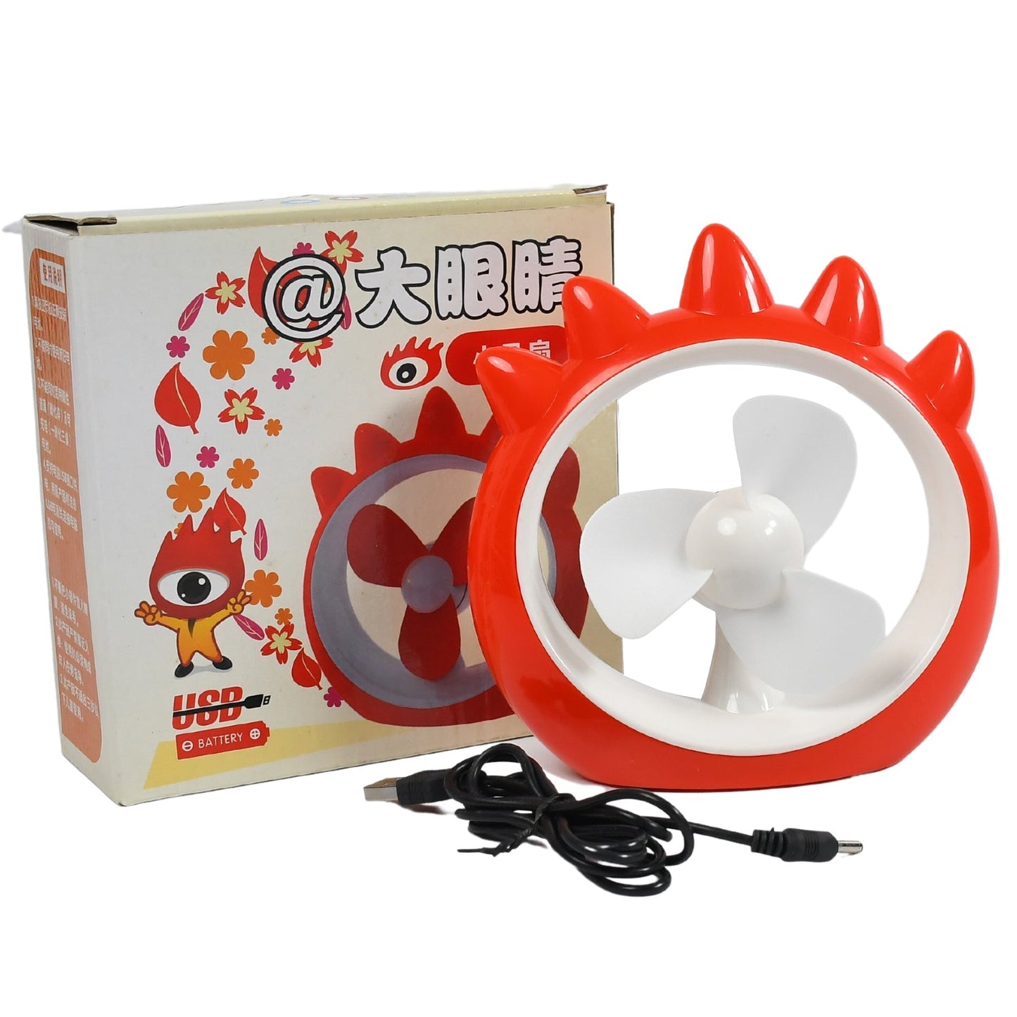 Mini Desktop Fan – Rechargeable USB Cooling Fan for Home, Office & Car (Battery Not Included)