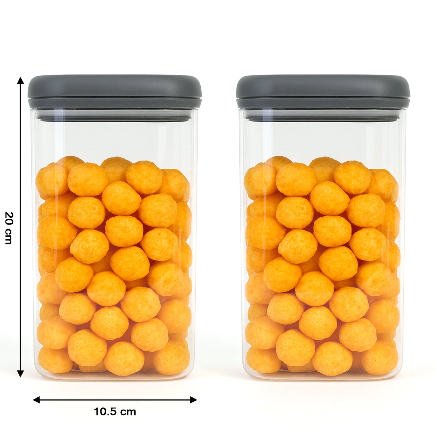 Supermom Airtight Kitchen Storage Containers â€“ (2 Pc Set / 1500 ml)