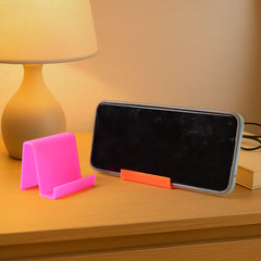 Durable Plastic Mobile Phone Stand with Angled Support (2 Pc / Mix Color)