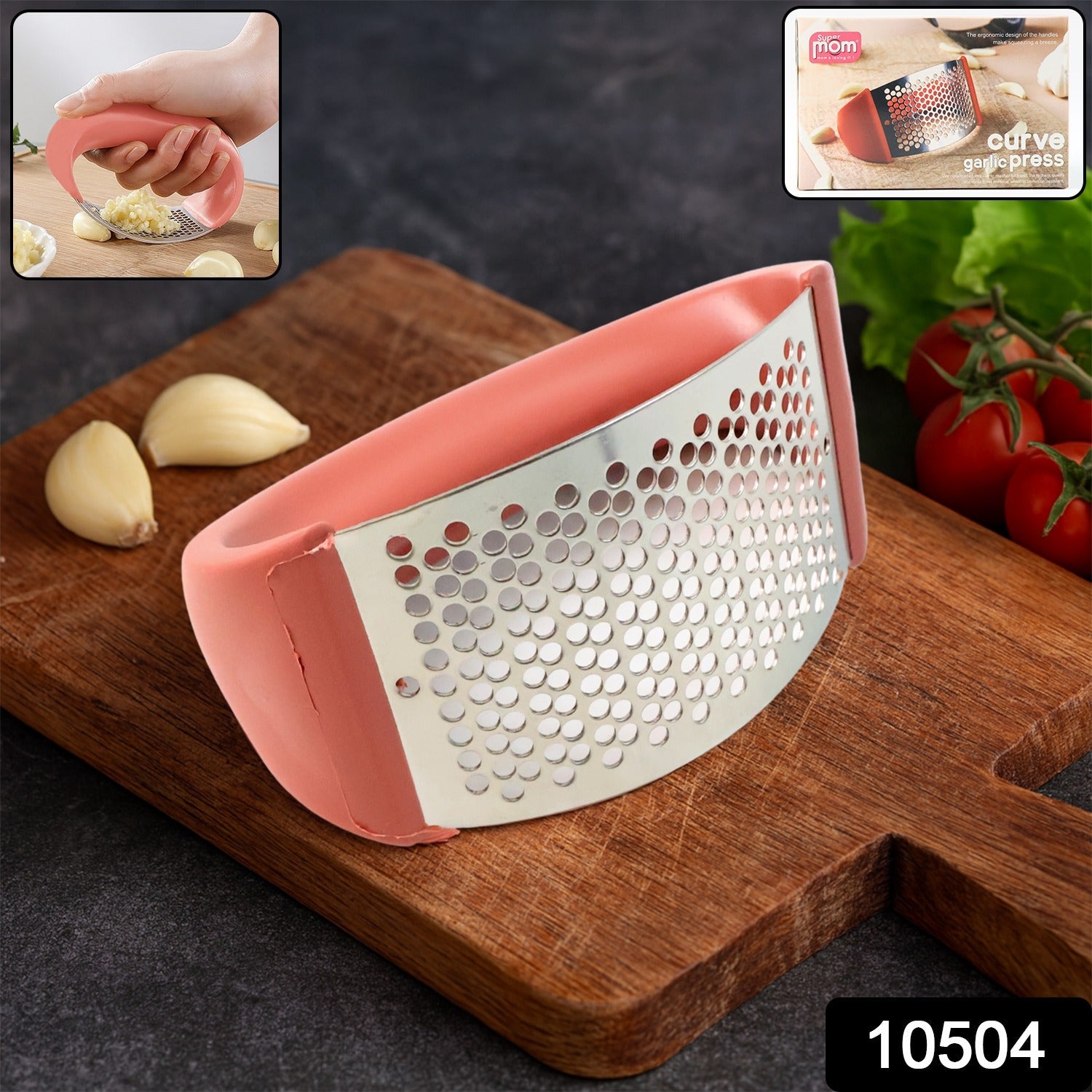 Supermom Curve Garlic Crusher