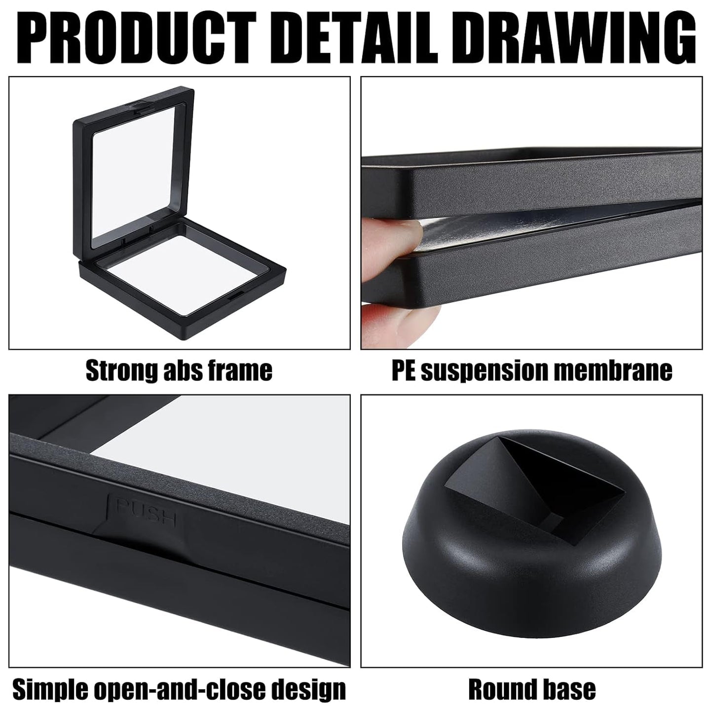 Transparent Jewellery Display Box (11x11 cm / 1 Pc)