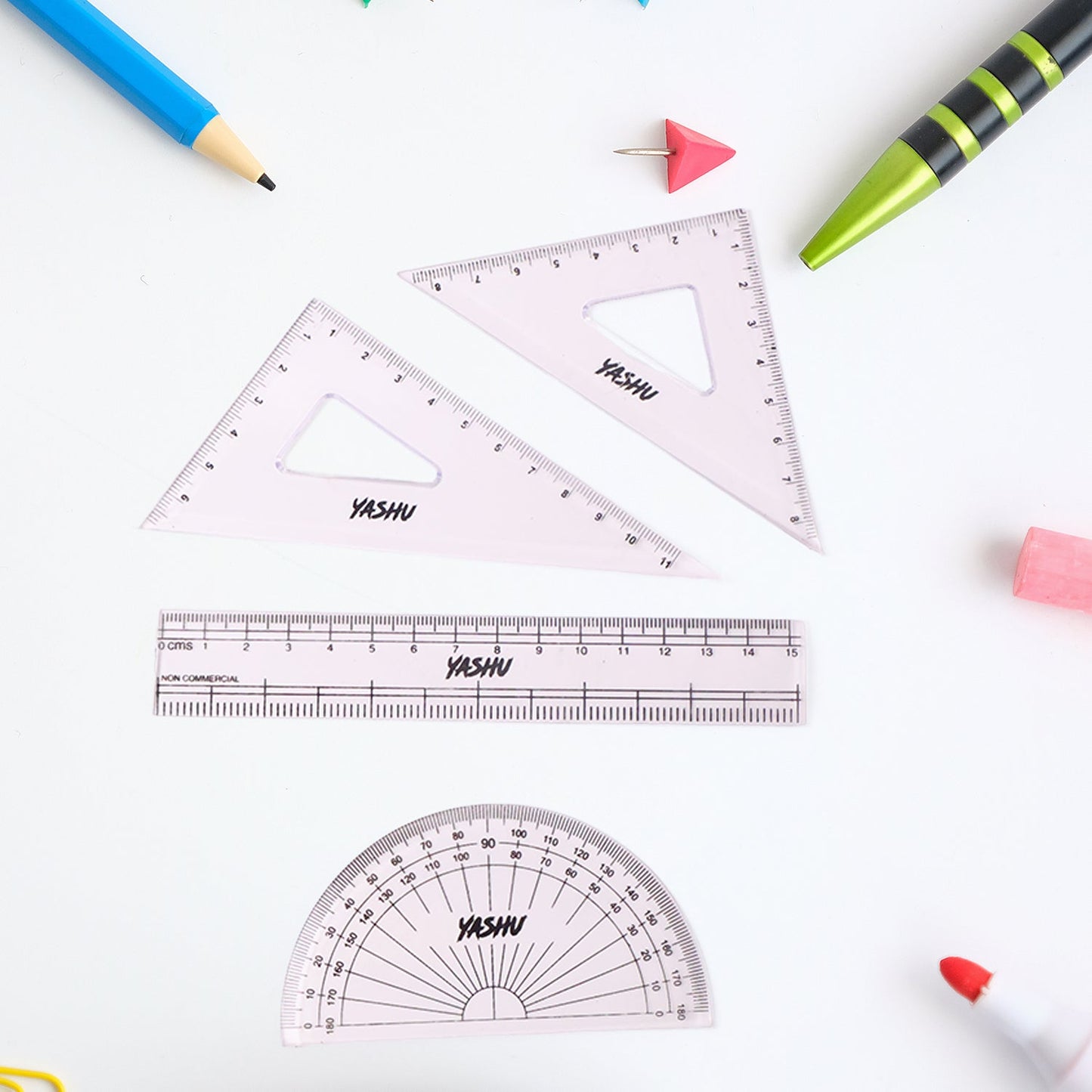 Yashu Complete Geometry Box Set with Compass